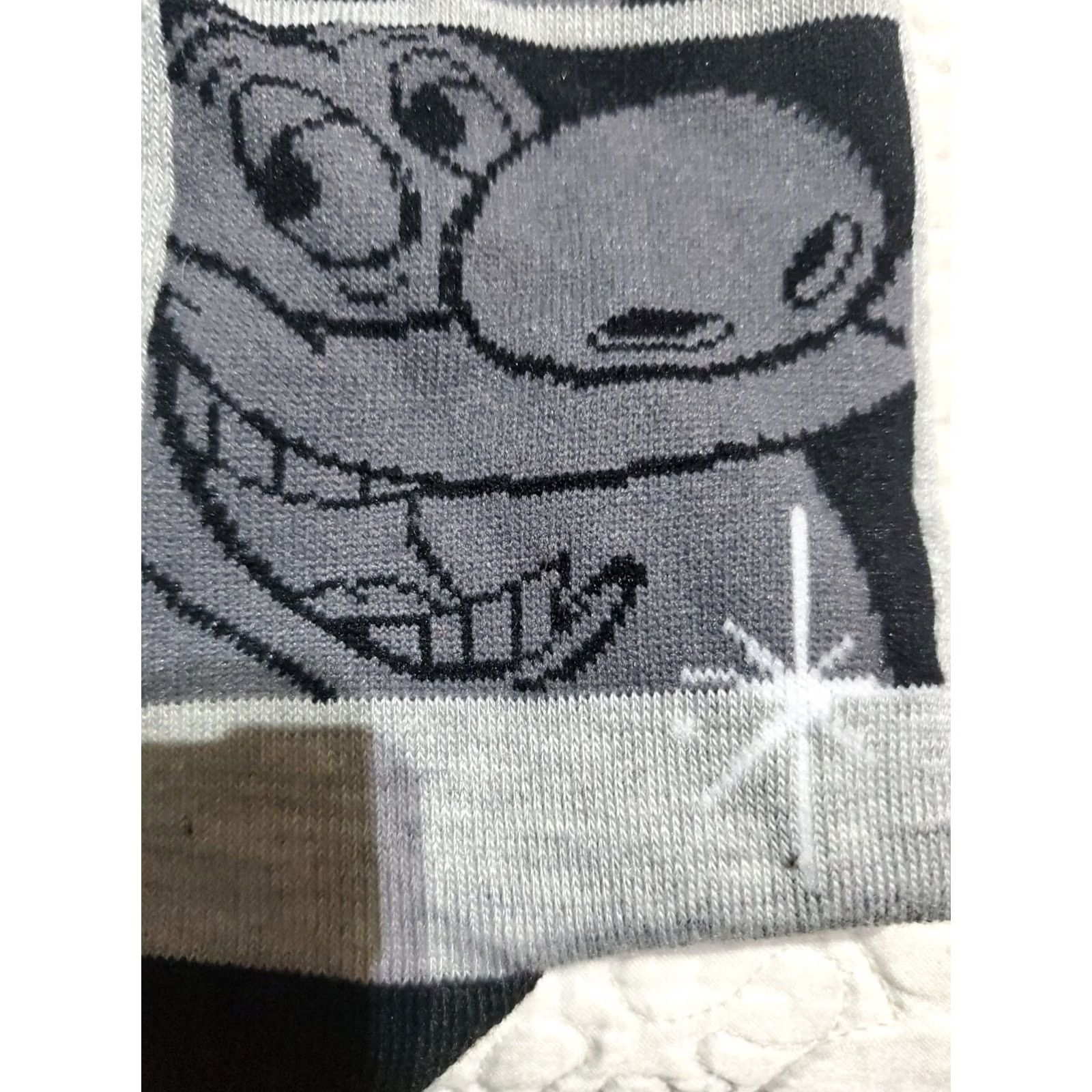 Vintage REN & STIMPY NEW Photo Box Socks Unisex Adults 6-12 Gray & Black Crew 1 Pair Novelty Nickelodeon Planet Sox Size ONE SIZE - 4 Thumbnail