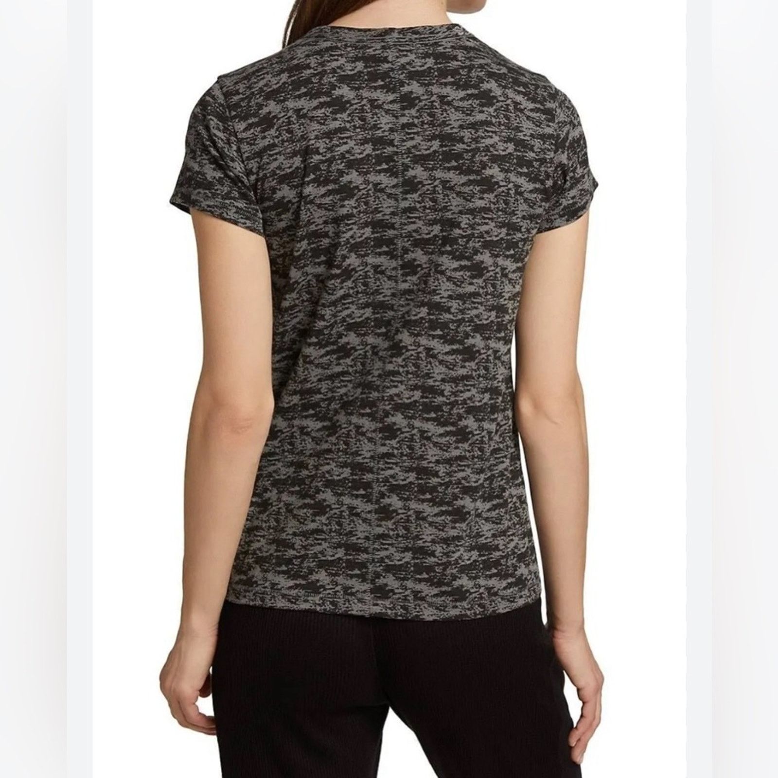 Rag & Bone rag & bone All Over Camo Cotton Short Sleeve T-Shirt Size M / US 6-8 / IT 42-44 - 7 Thumbnail