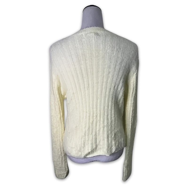 Other Cotton Emporium Fuzzy Sweater Long Sleeve Butter Yellow L Size L / US 10 / IT 46 - 4 Thumbnail