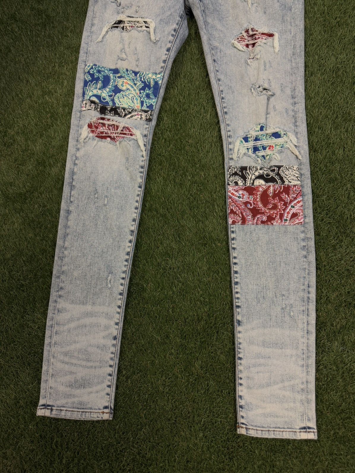 Amiri Amiri Jeans Colorful Patch Pants Size 31 Clean Condition 🧼 Size US 31 - 2 Thumbnail