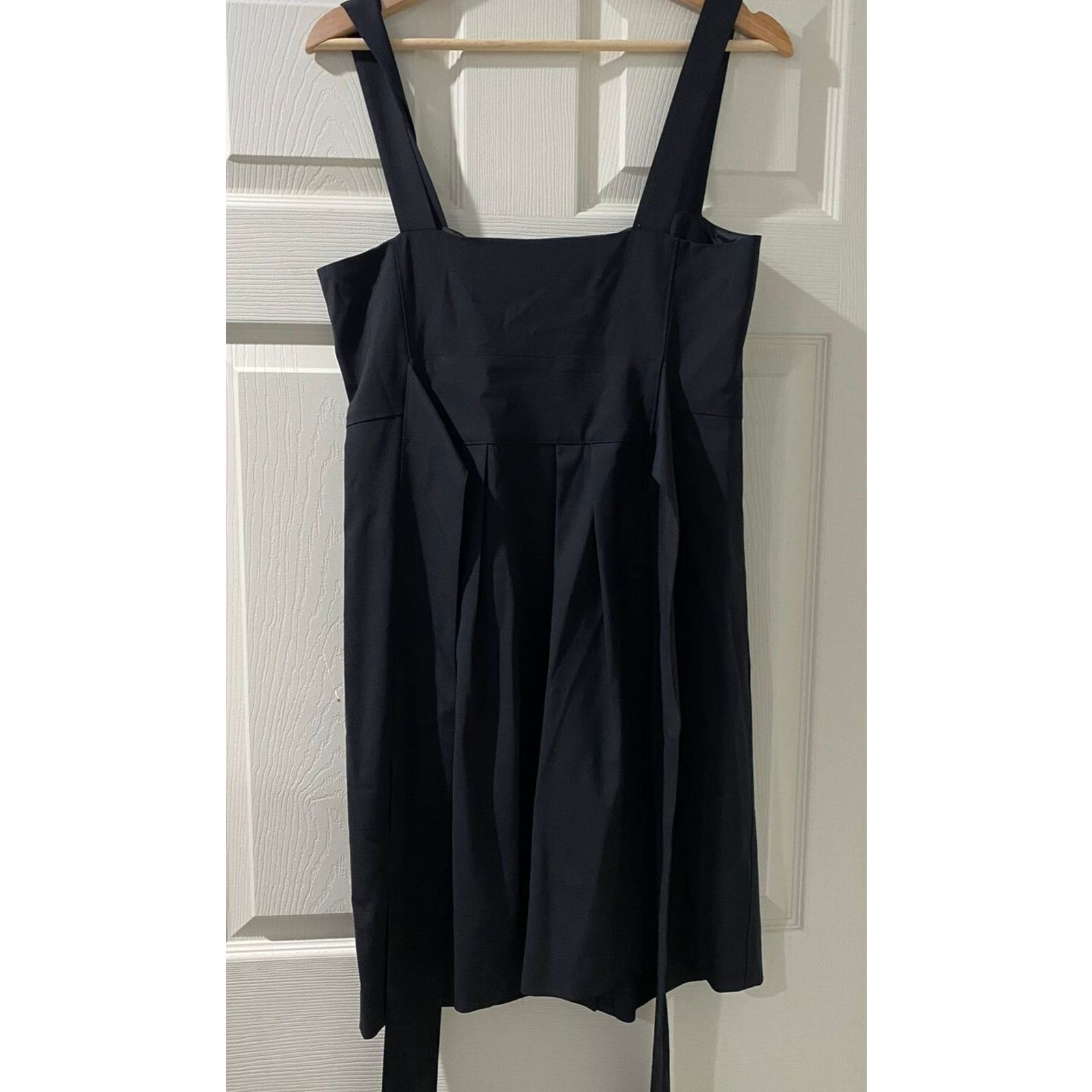 Theory Theory Square Neckline Mini Dress Wool Blend Size 10 A002020 Size L / US 10 / IT 46 - 3 Thumbnail
