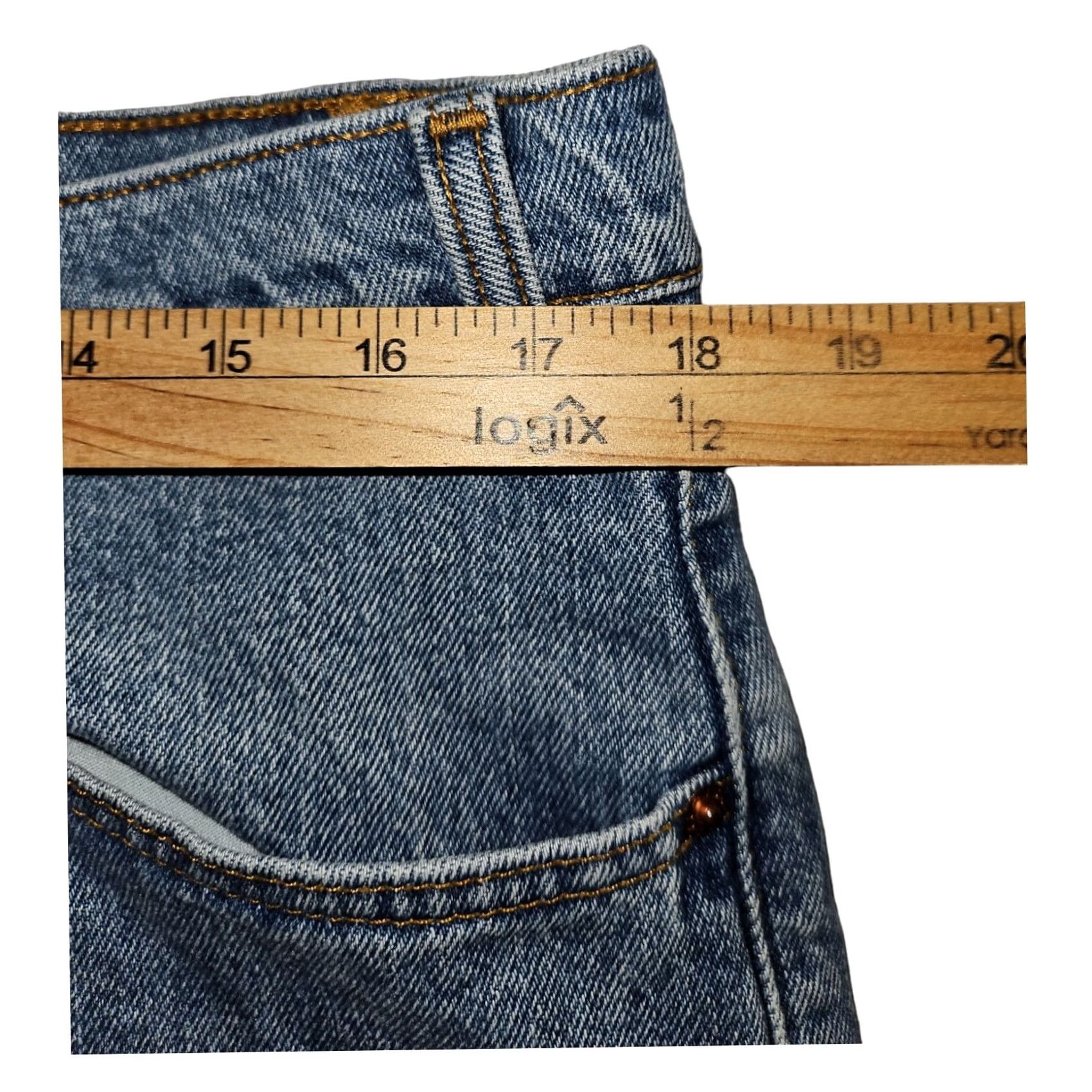 Levi's VINTAGE Levi's 505 Jeans Men 36x30 Regular Fit Straight 90s Grunge Blue Denim Cotton Stonewashed" Size US 36 / EU 52 - 4 Thumbnail