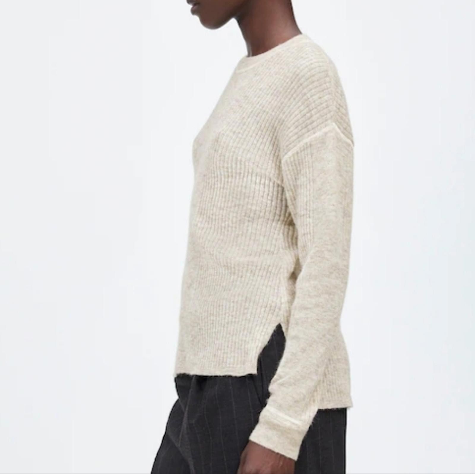 Madewell Madewell Crewneck Alpaca Blend Rib Women's Sweater Size XXS / US 00 / IT 34 - 4 Thumbnail