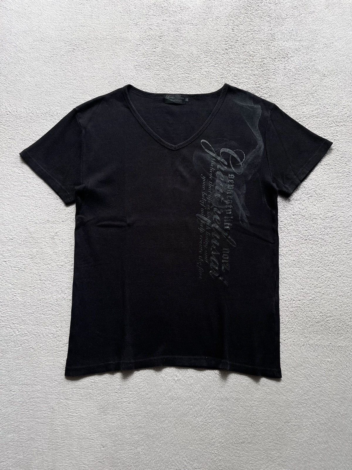 Japanese Brand Beau Mere Poem Tshirt Size US L / EU 52-54 / 3 - 1 Thumbnail