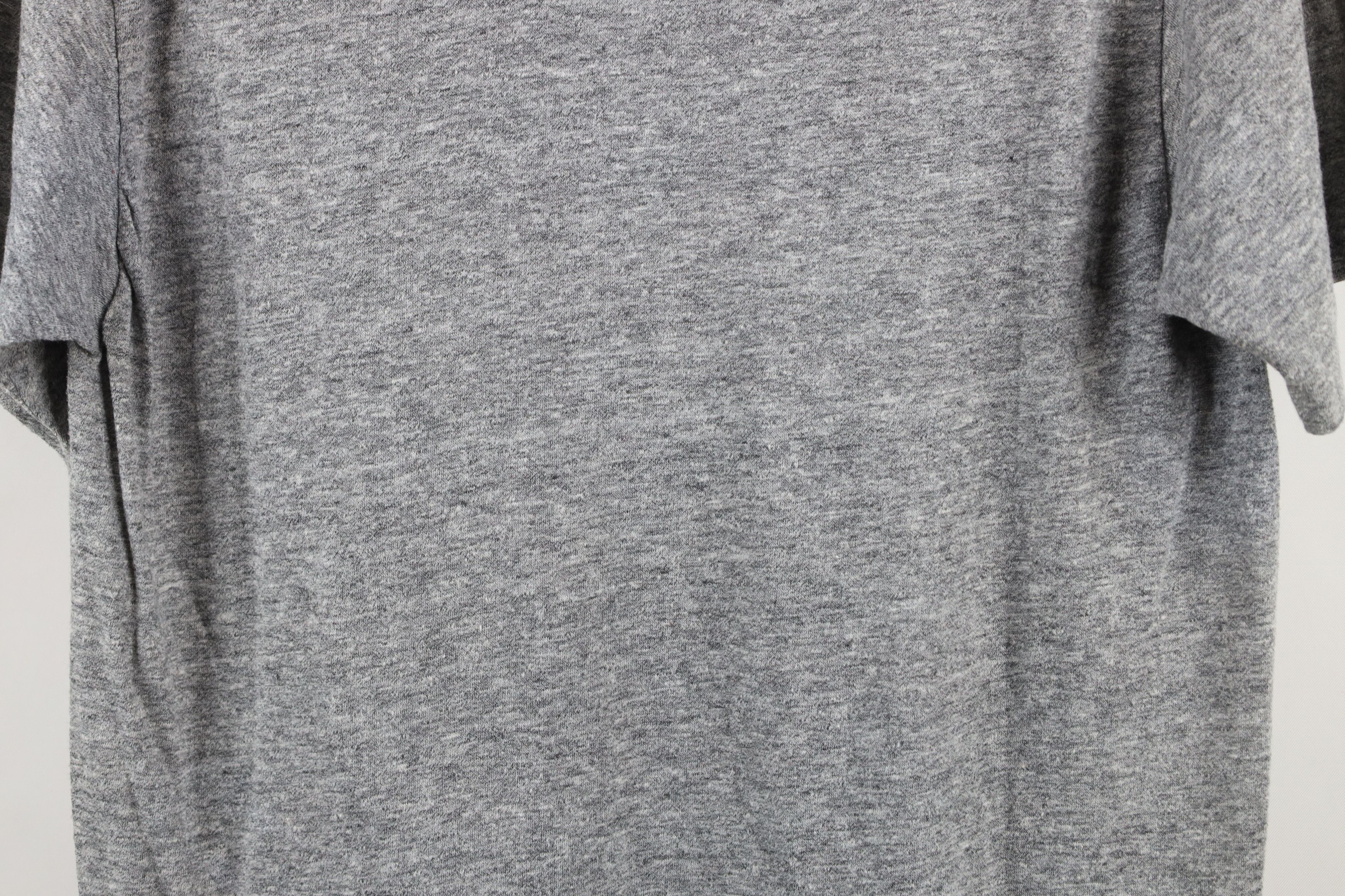 Vintage Vintage 70s 80s University Jersey Knit T-Shirt Gray USA Size US S / EU 44-46 / 1 - 9 Thumbnail