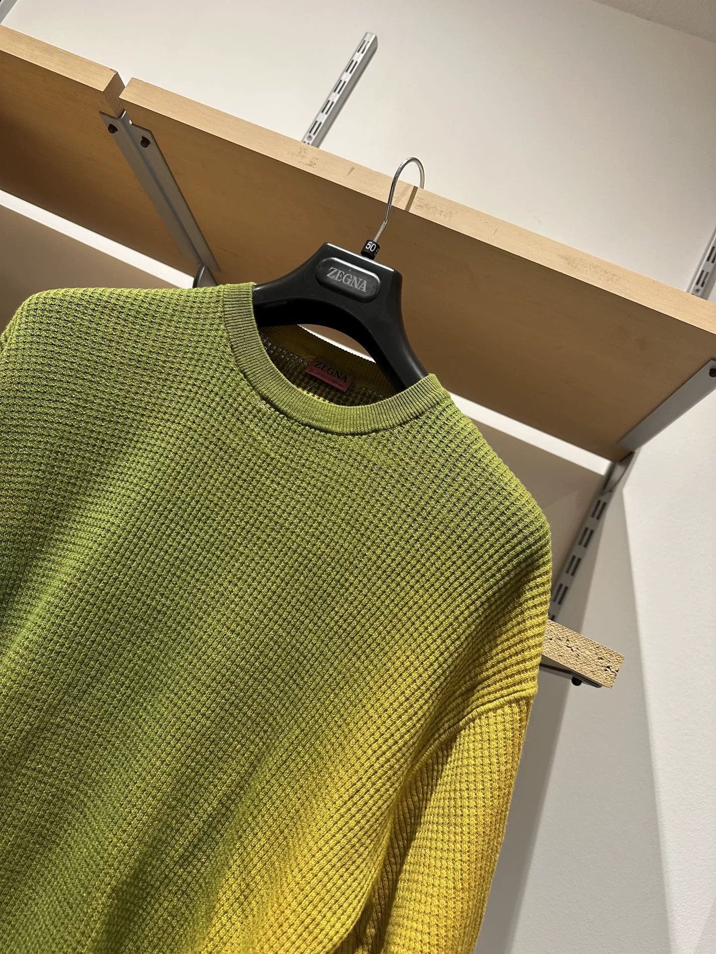 Ermenegildo Zegna Zegna Men's Gradient Knit T-Shirt Size US S / EU 44-46 / 1 - 4 Thumbnail