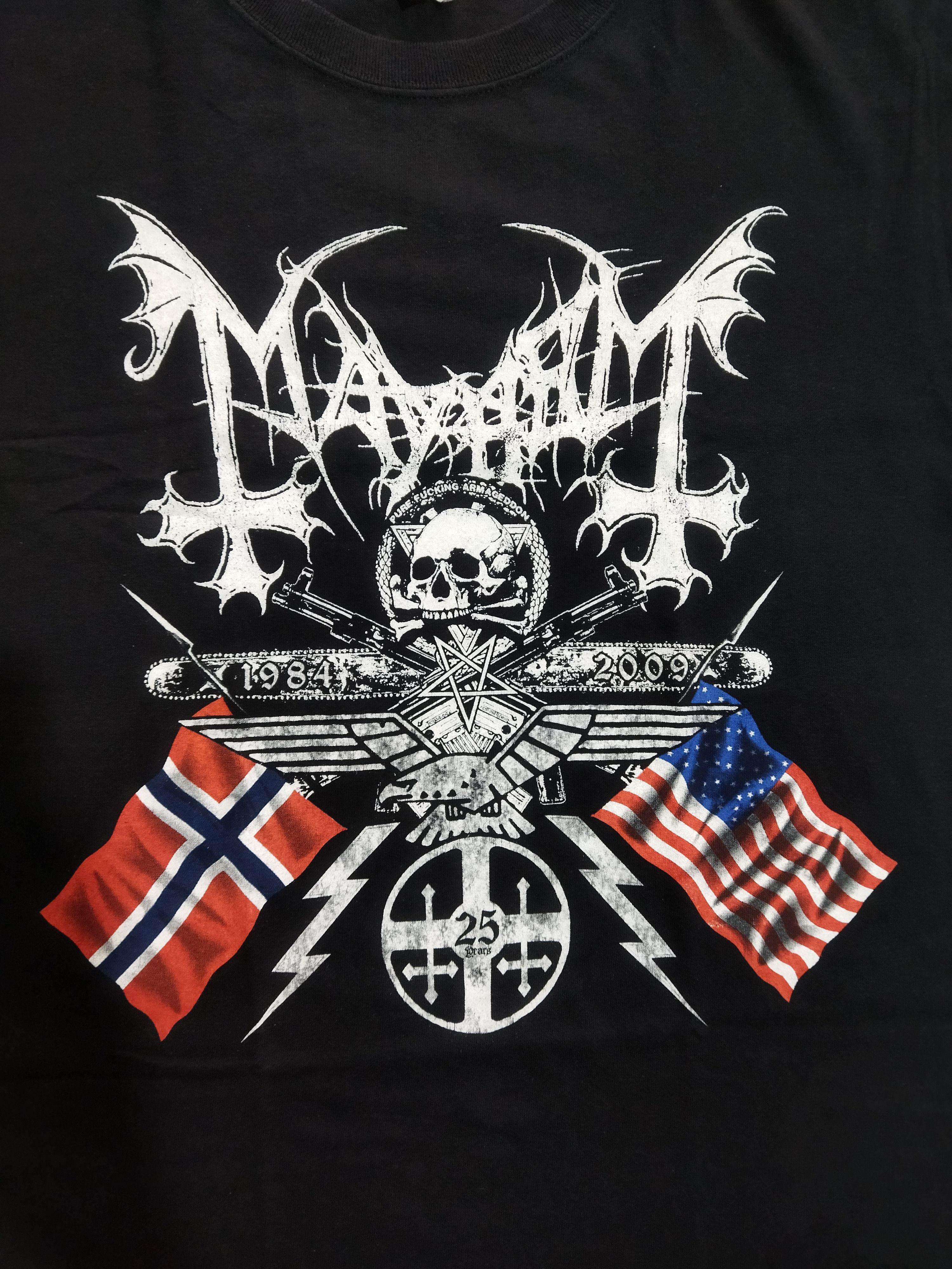 Band Tees MAYHEM North America tour 2009 Size US M / EU 48-50 / 2 - 2 Thumbnail