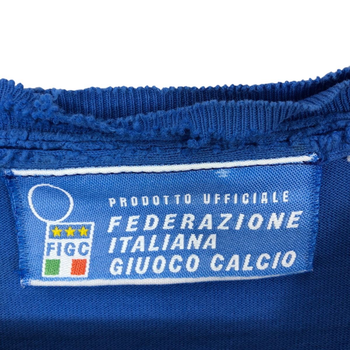 Vintage 2002 Giuoco Calcio Azurri T-Shirt Distressed Italian Footbal Size US M / EU 48-50 / 2 - 6 Thumbnail