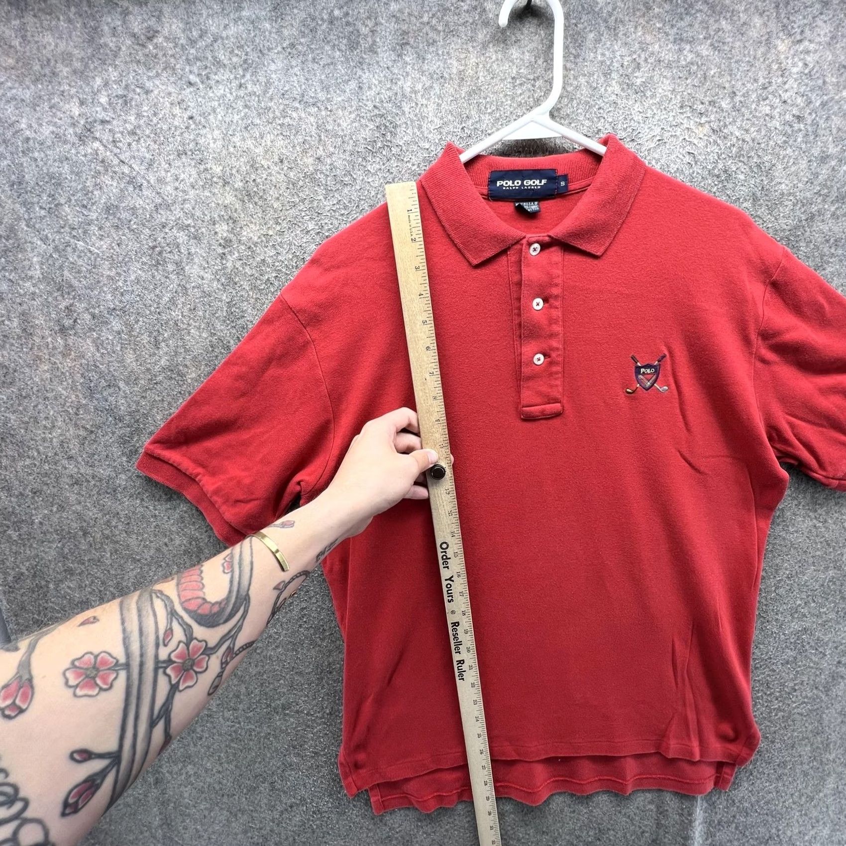 Polo Ralph Lauren Polo Golf Ralph Lauren Polo Shirt Mens Small Red Solid Crest Logo Casual Golf Size US S / EU 44-46 / 1 - 5 Thumbnail