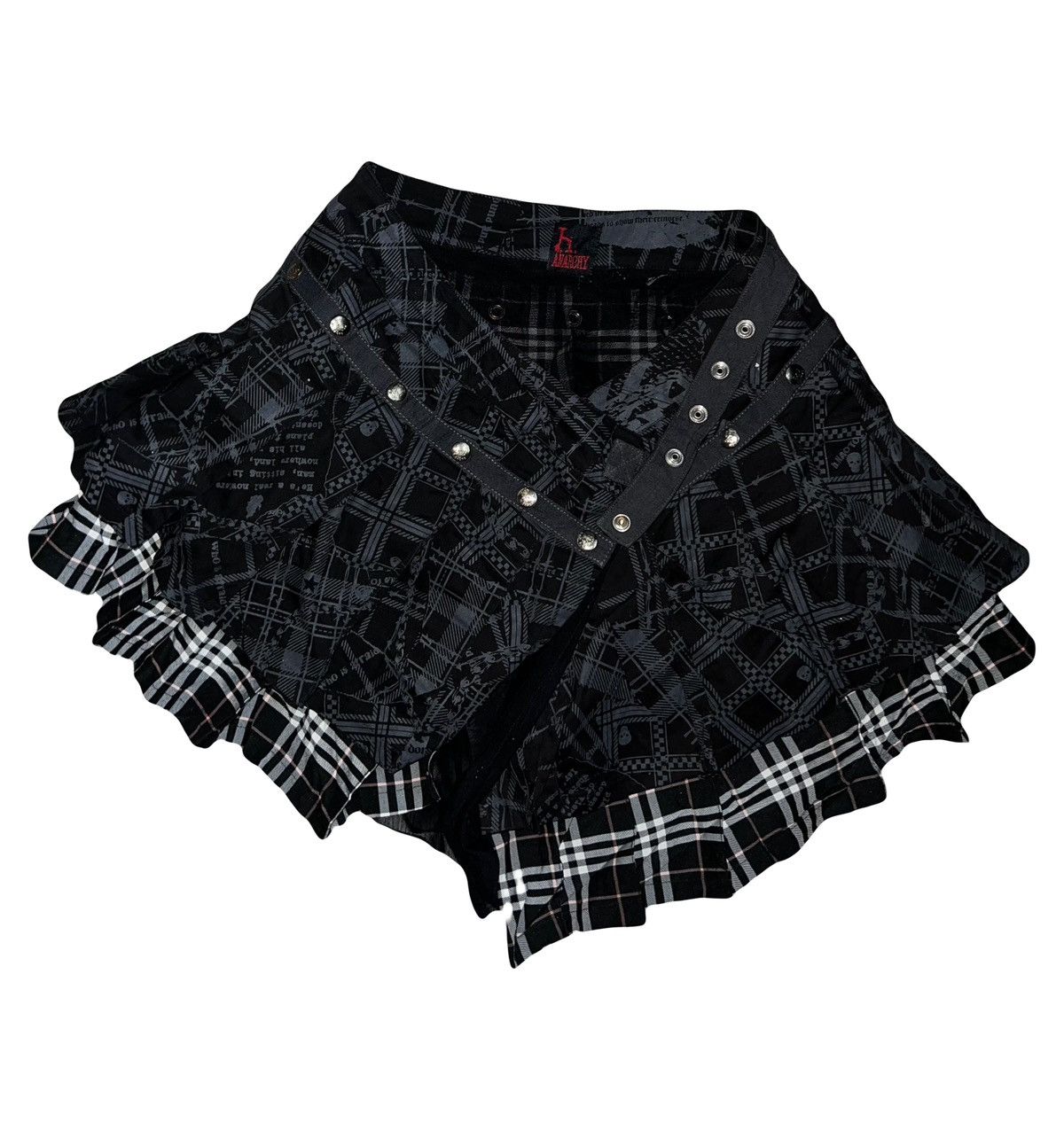 Seditionaries Rare H.ANARCHY wrapped layers skirt ☠️🩸 Size 27" / US 4 / IT 40 - 3 Thumbnail
