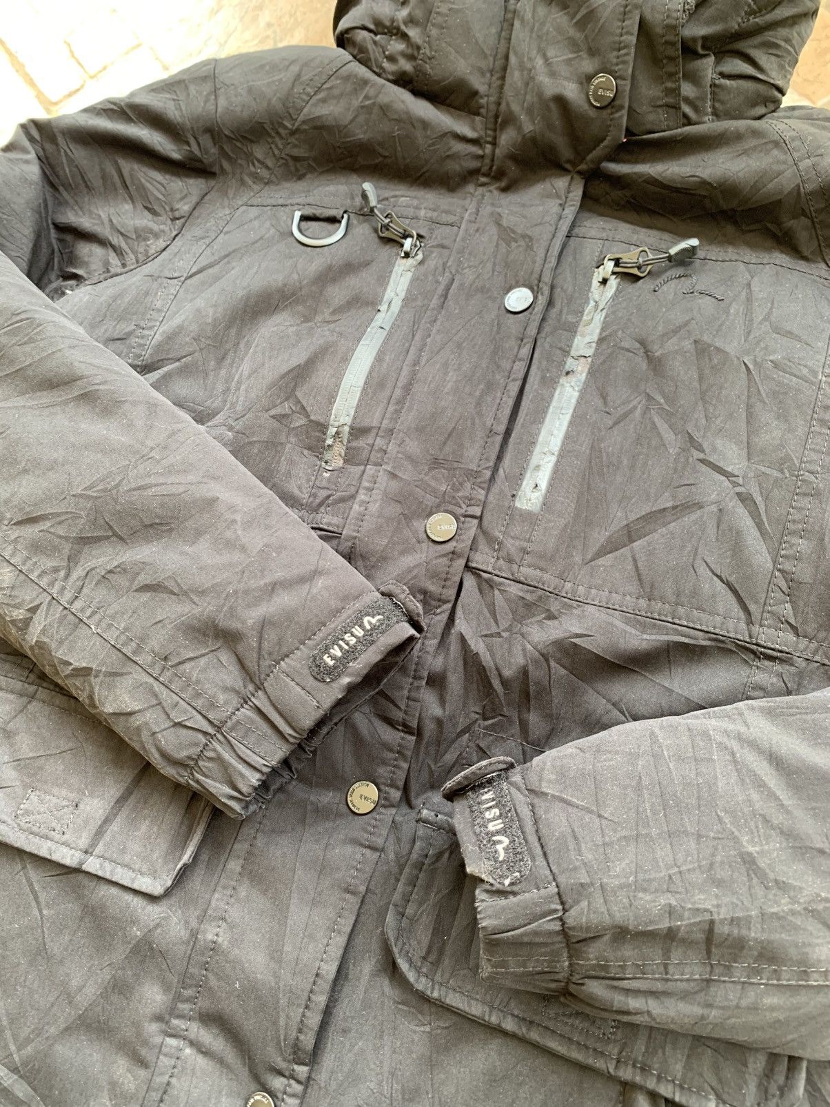 If Six Was Nine 👹Evisu Jeans Puffer Jacket Size US M / EU 48-50 / 2 - 2 Thumbnail
