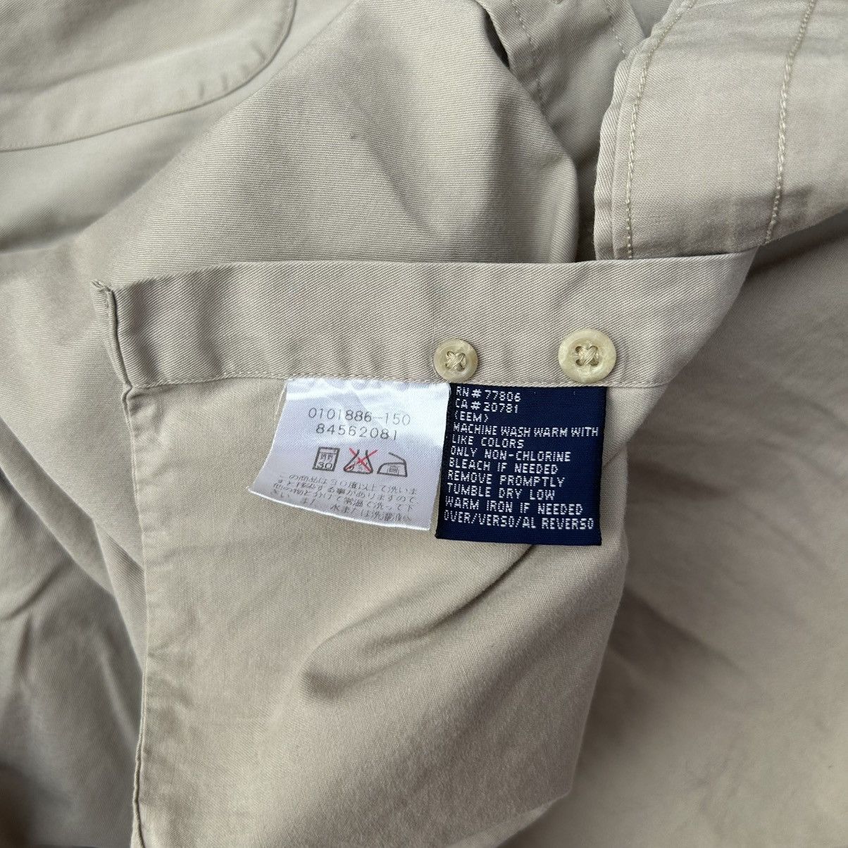 Tommy Hilfiger × Vintage Vintage Tommy Hilfiger Embroidered Logo Button Up Shirt Size US L / EU 52-54 / 3 - 7 Thumbnail
