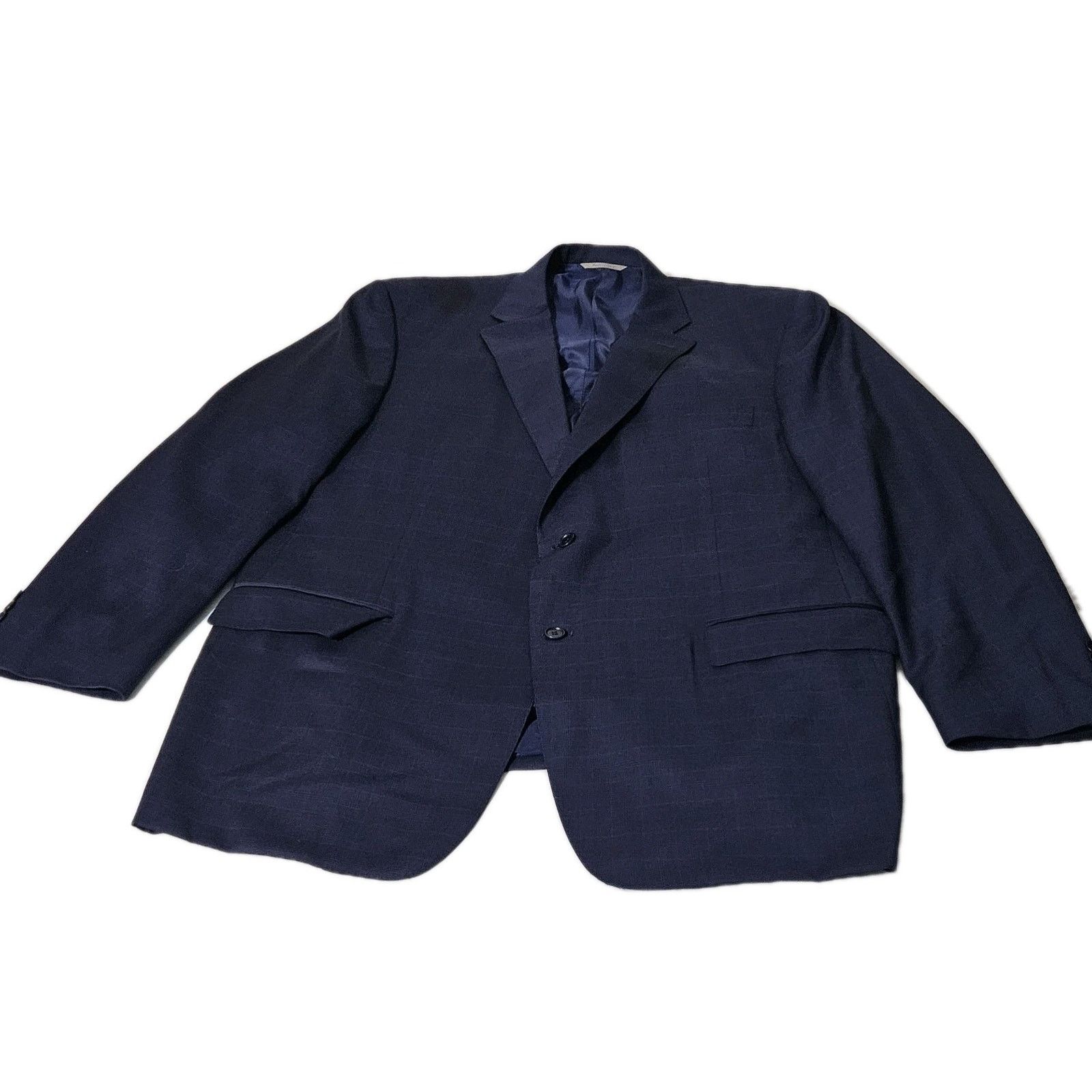 Canali Canali Blazer Men’s 50 Wool Made In Italy Sport Coat Blue Size 50R - 2 Thumbnail