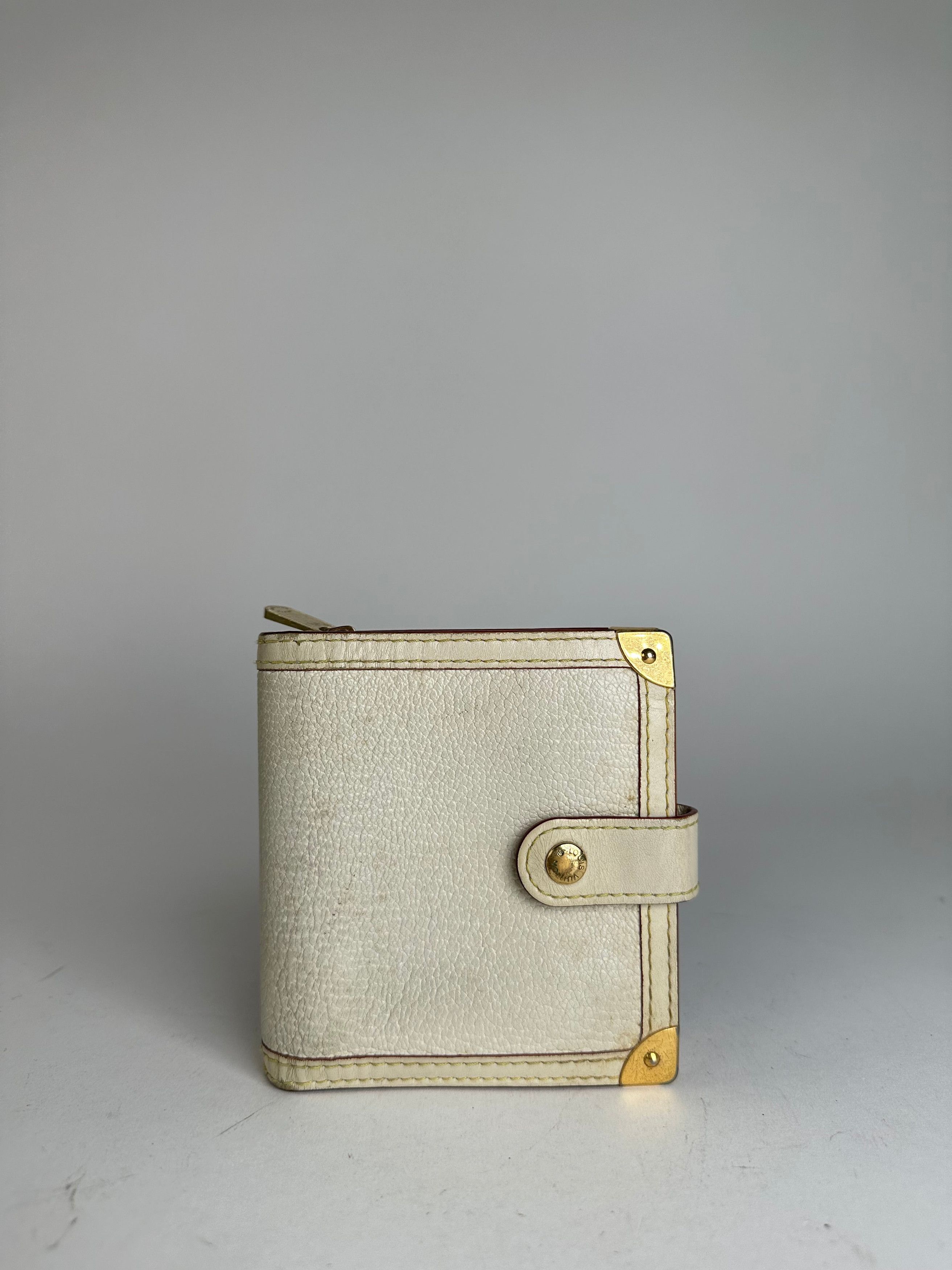 Louis Vuitton Vintage Suhali Compact Wallet Cream Goat Leather Size ONE SIZE - 1 Thumbnail