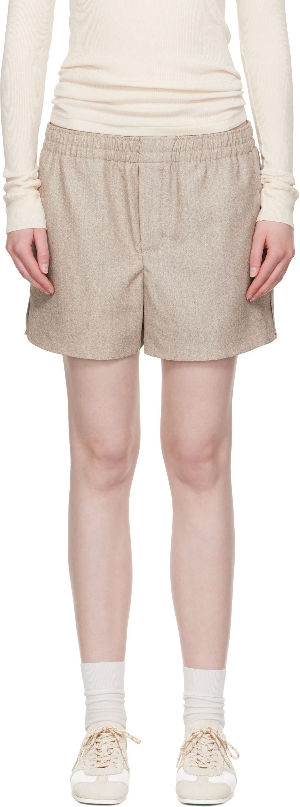 AMI (Final Sale) Ami Paris Virgin Wool Short Shorts Sz XL Size US 36 / EU 52 - 3 Thumbnail