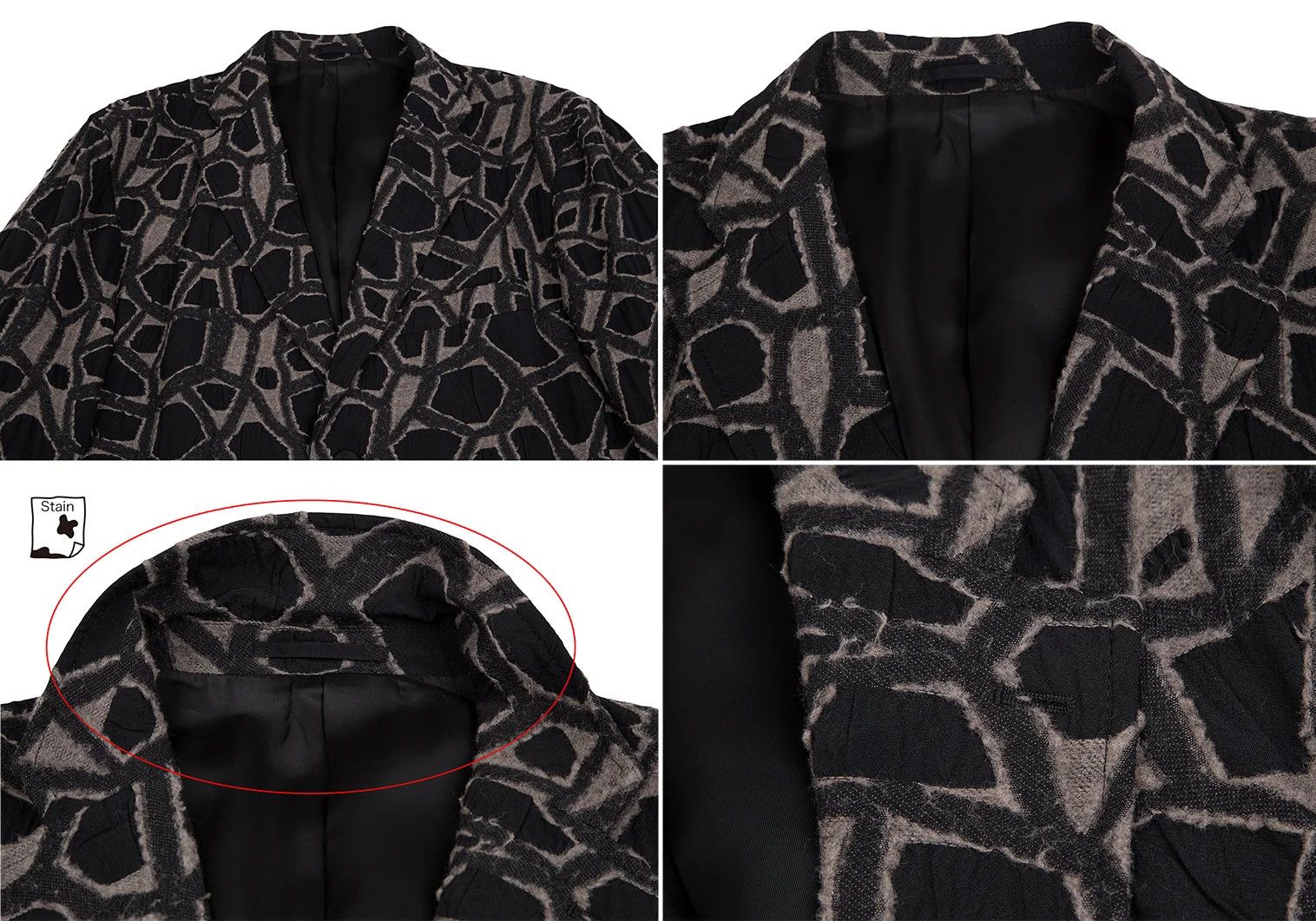 Issey Miyake Jacquard Design Suit Set in Black and Gray Size US XL / EU 56 / 4 - 3 Thumbnail