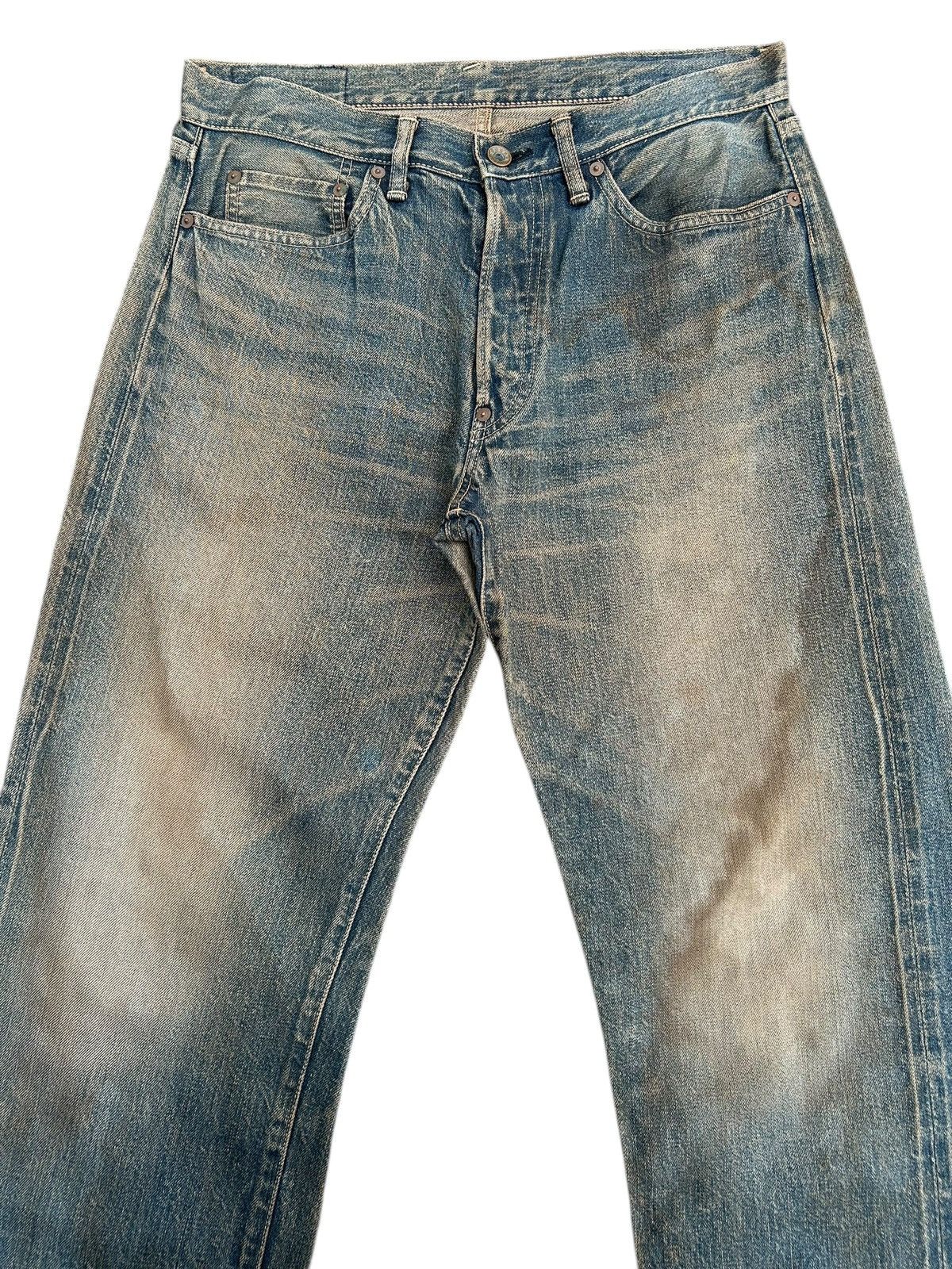 Kapital Vintage The Blue of an Selvedge Distressed Rusty Denim Jeans Size US 32 / EU 48 - 5 Thumbnail