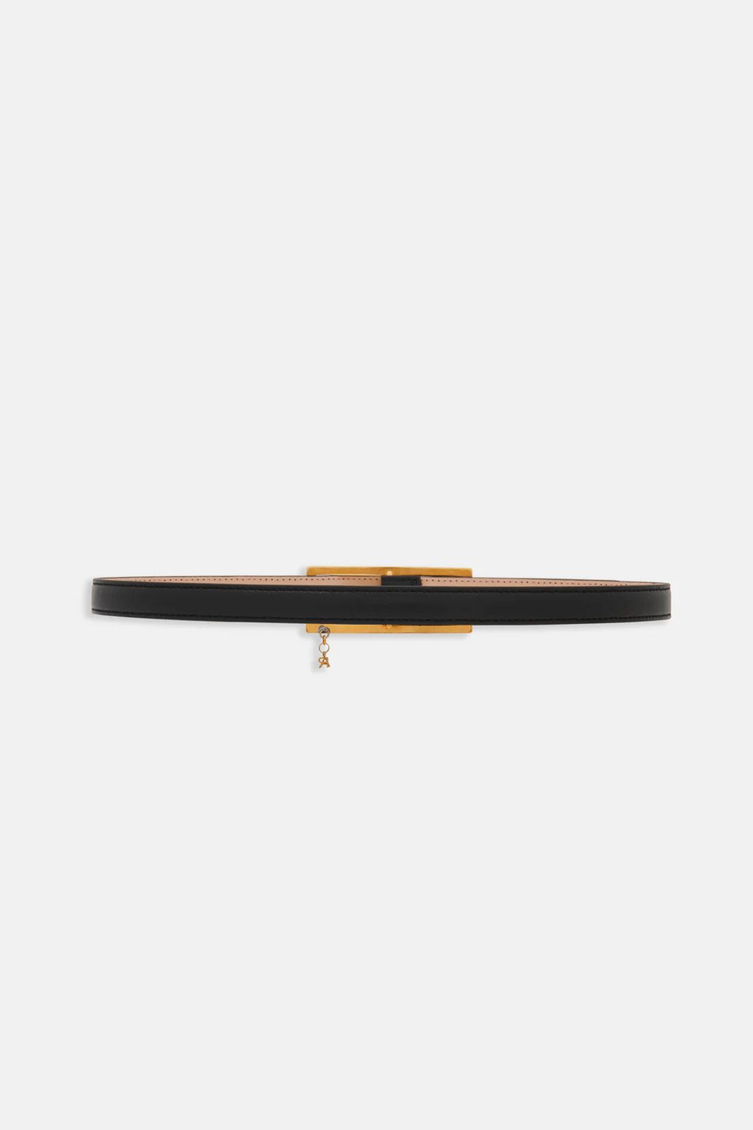 Alessandra Rich o1s22i1n0225 Size: 75 / Leather Belt in Black Size ONE SIZE - 2 Thumbnail