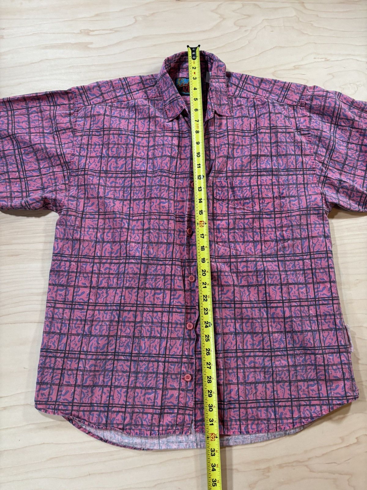 Other Vintage Blazer Firenze Abstract Short Sleeve Shirt 80s/90s Size US XL / EU 56 / 4 - 7 Thumbnail
