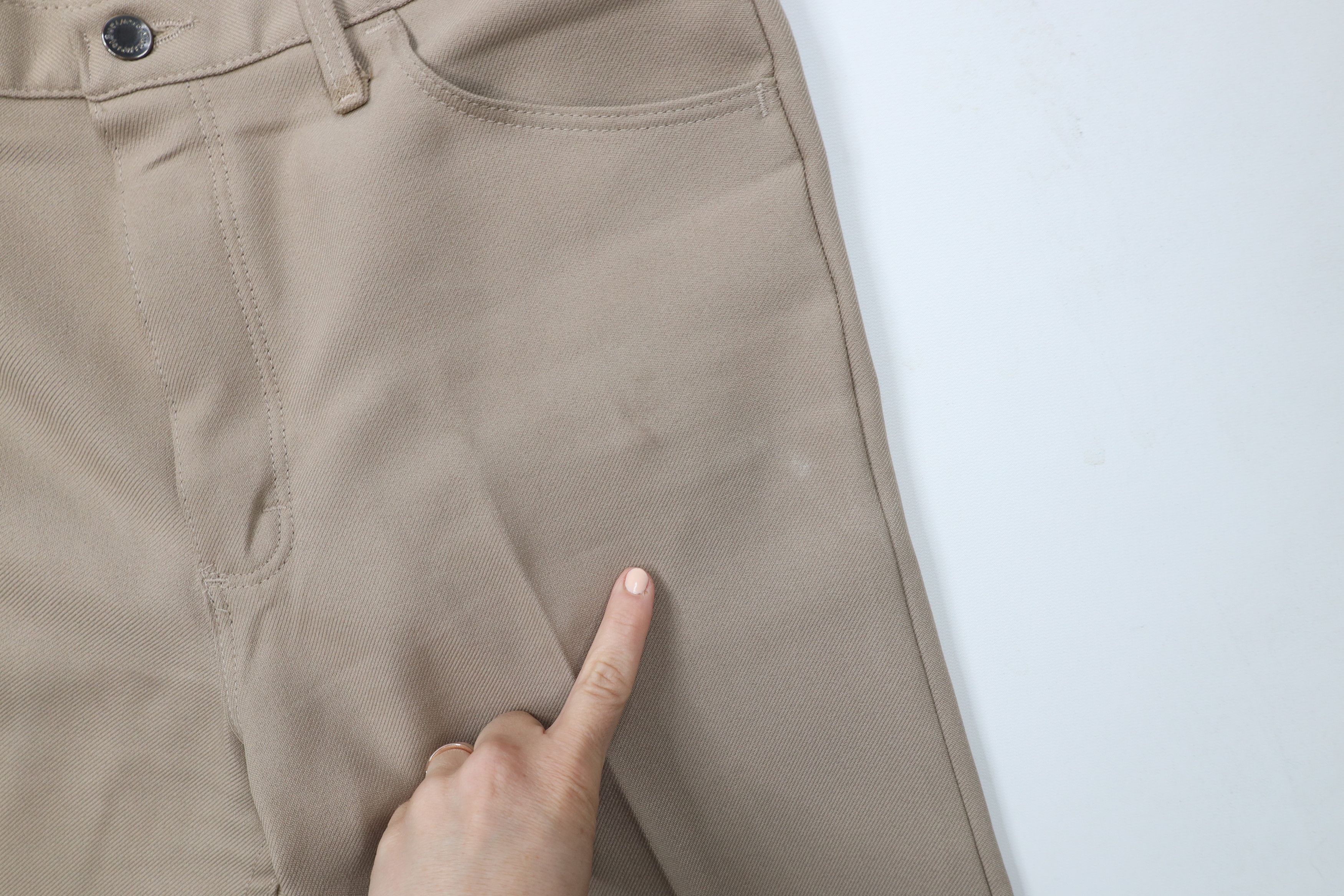 Vintage × Wrangler Vintage 90s Wrangler Knit Western Wide Leg Chino Pants Beige Size US 36 / EU 52 - 5 Thumbnail
