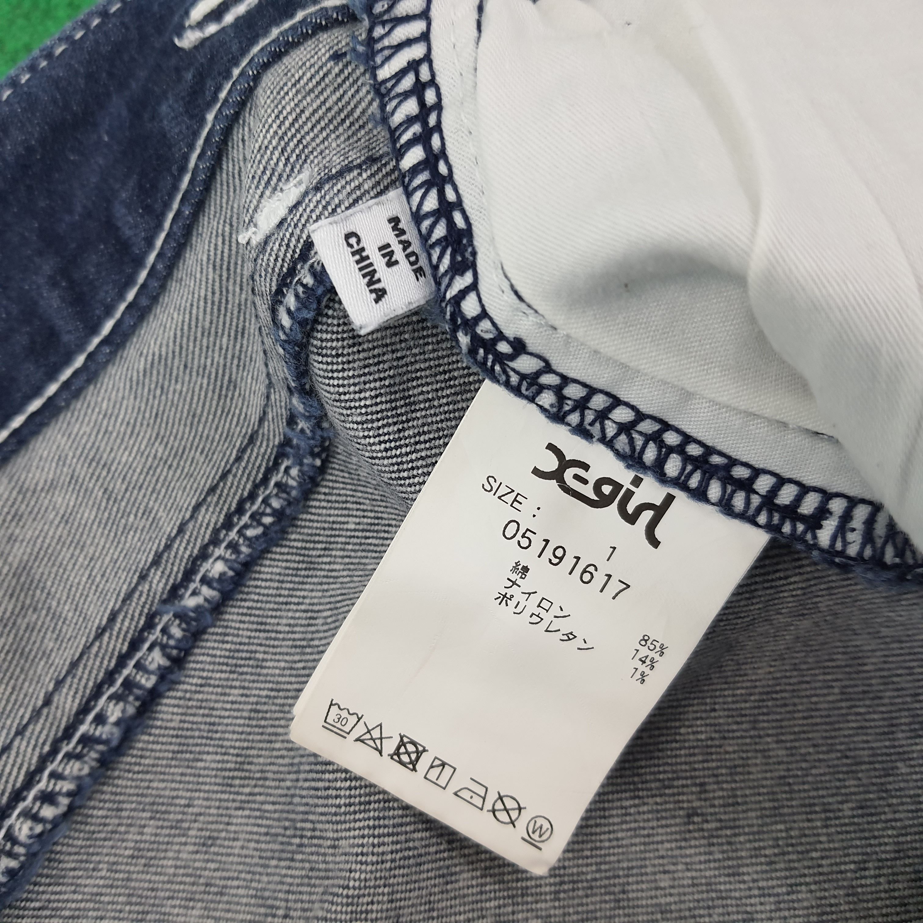 X-Girl Vintage X-girl Japan Brand Streetwear Denim Pants C252N3 Size 27" / US 4 / IT 40 - 9 Thumbnail