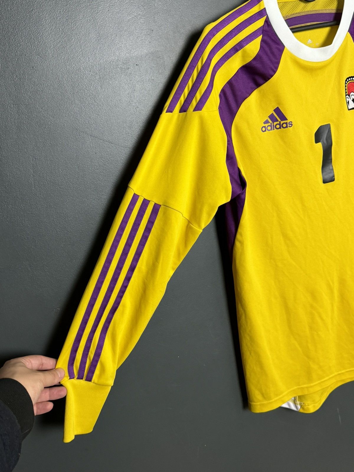Adidas Liechtenstein 14/15 Goalkeeper Football Long Sleeve Jersey Size US S / EU 44-46 / 1 - 5 Thumbnail