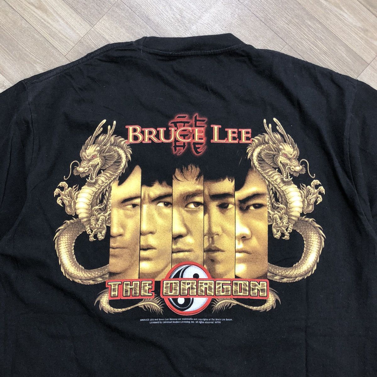 Vintage Vintage Bruce Lee The Dragons Promo Bootleg Tees Size US XL / EU 56 / 4 - 2 Thumbnail