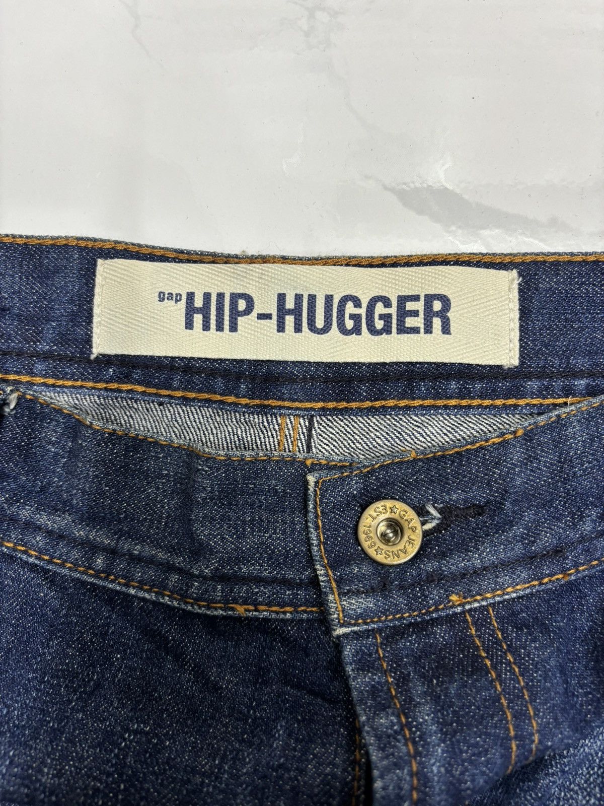 Japanese Brand × Kapital × Le Grande Bleu (L.G.B.) Flare Jeans Hip Hugger Gap Blue Distressed Denim Jeans Size US 32 / EU 48 - 9 Thumbnail