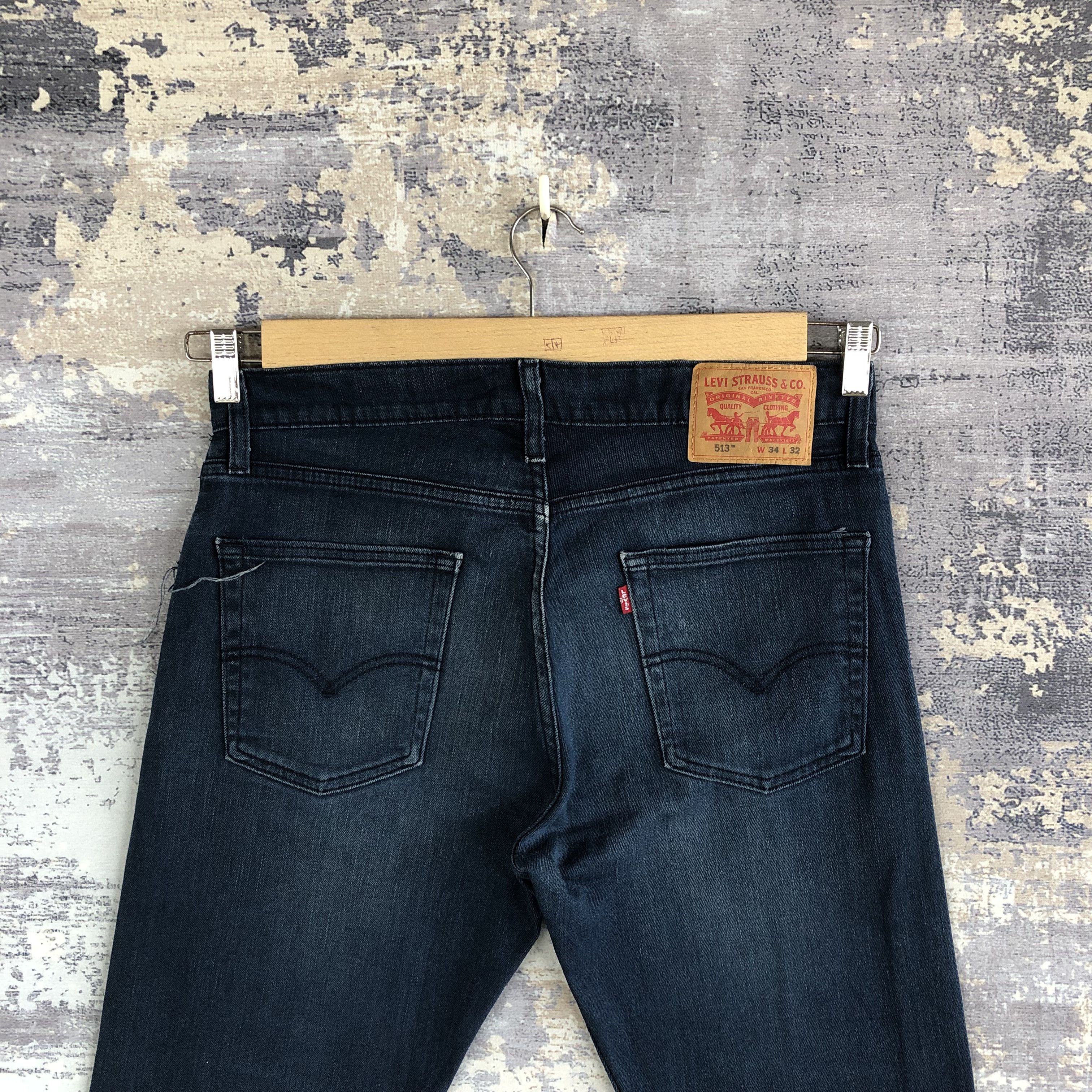 Levi's Vintage Levi's Faded Black Jeans Levis Dark Wash Denim Pants Size US 34 / EU 50 - 4 Thumbnail