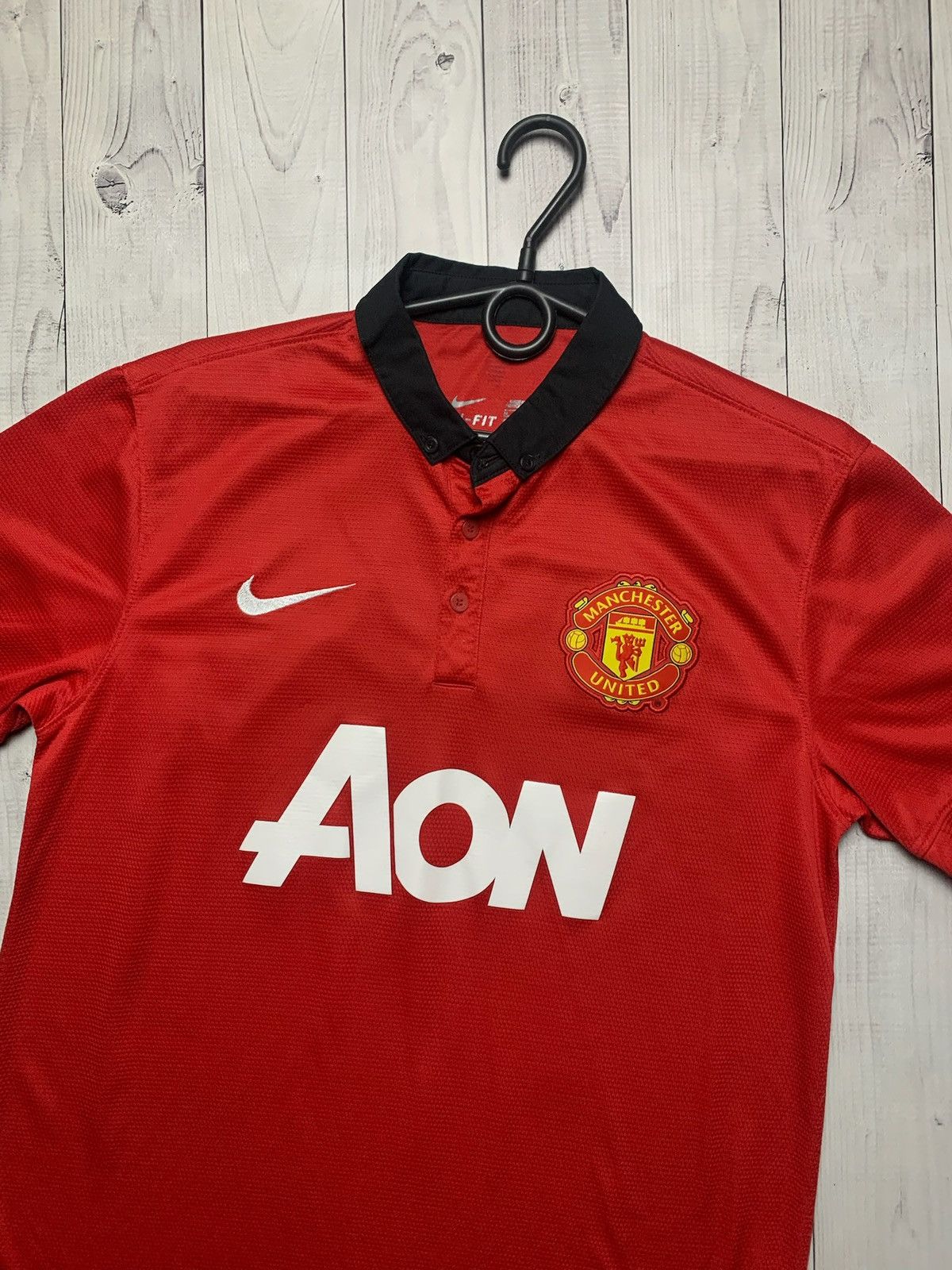 Nike × Vintage Vintage Nike Manchester United soccer jersey size M logo Size US M / EU 48-50 / 2 - 2 Thumbnail