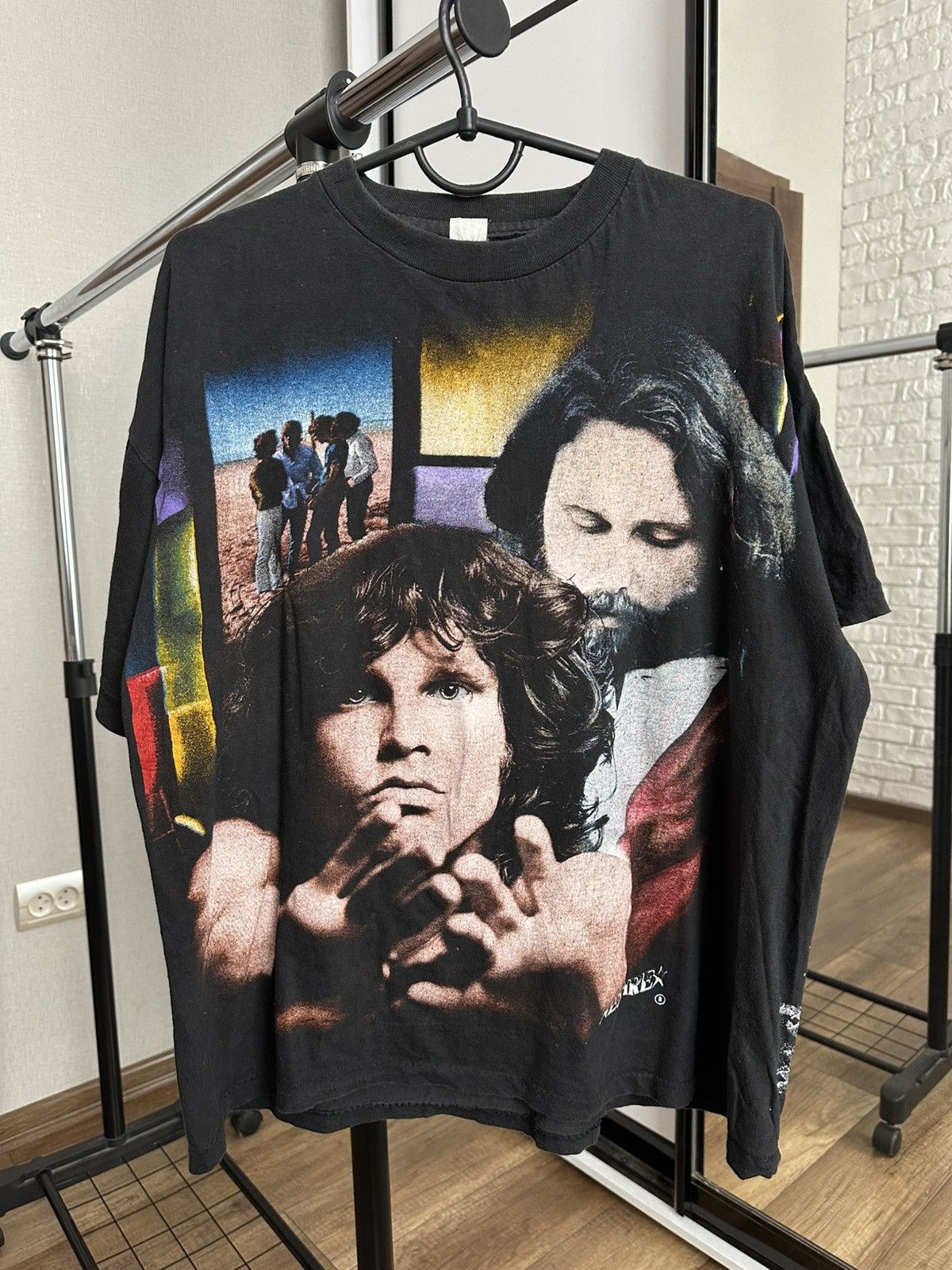 Band Tees Jim Morrison Hotel The Doors Vintage Band T-Shirt Tee 90s Size US M / EU 48-50 / 2 - 3 Thumbnail