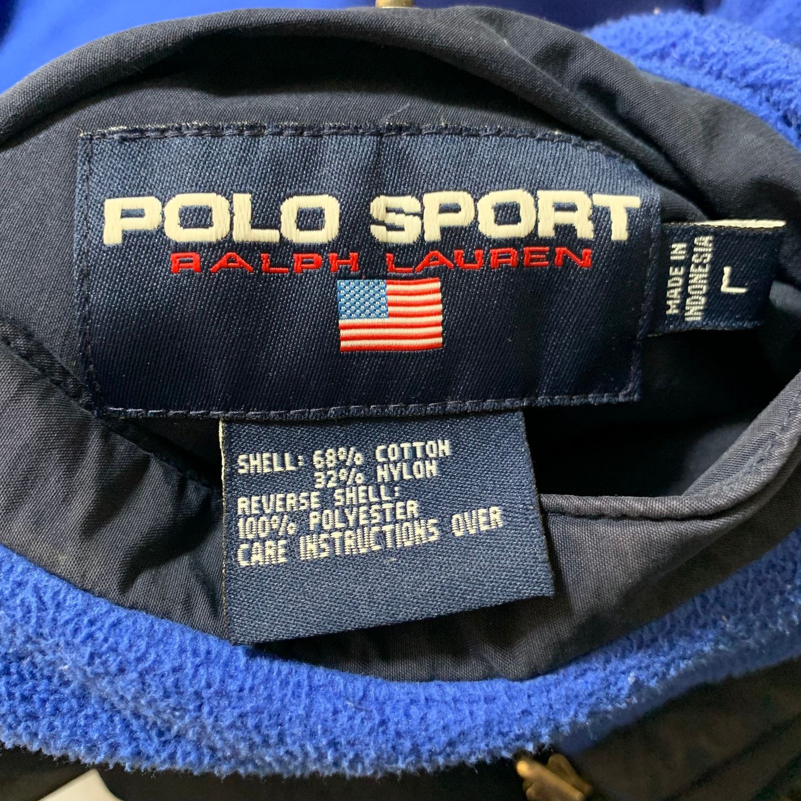 Ralph Lauren Sport Ralph Lauren Polo Sport Reversible Jacket Men Large Blue VTG Size US L / EU 52-54 / 3 - 2 Thumbnail