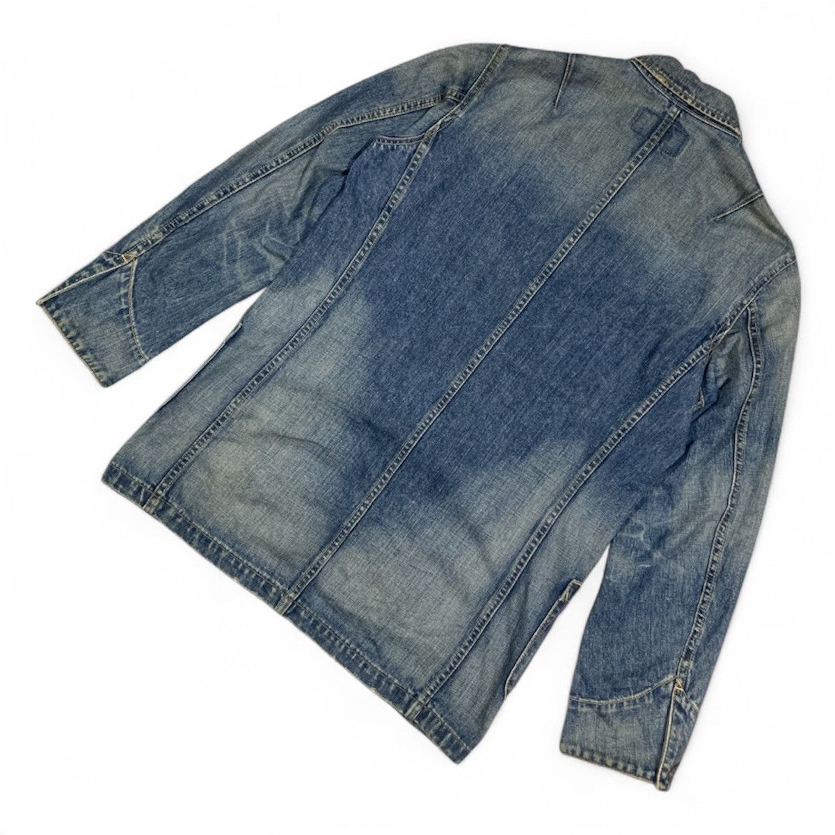 Levi's Vintage Clothing Vintage Levi's 70802 Washed Chore Coverall Denim Work Jacket Size US M / EU 48-50 / 2 - 6 Thumbnail