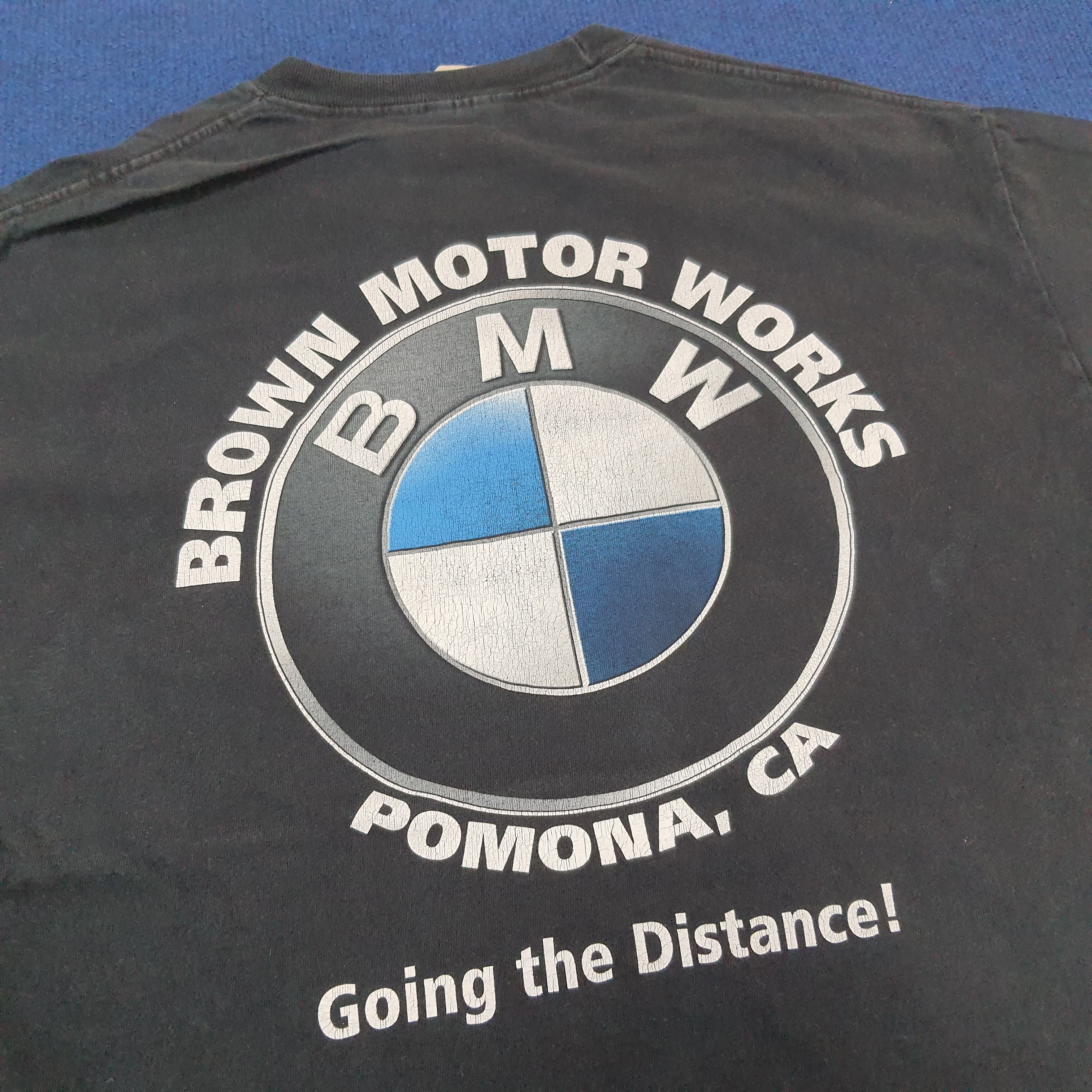 BMW × Vintage Vintage BMW Motorsports Automotive Big Logo Tshirt Size US L / EU 52-54 / 3 - 2 Thumbnail