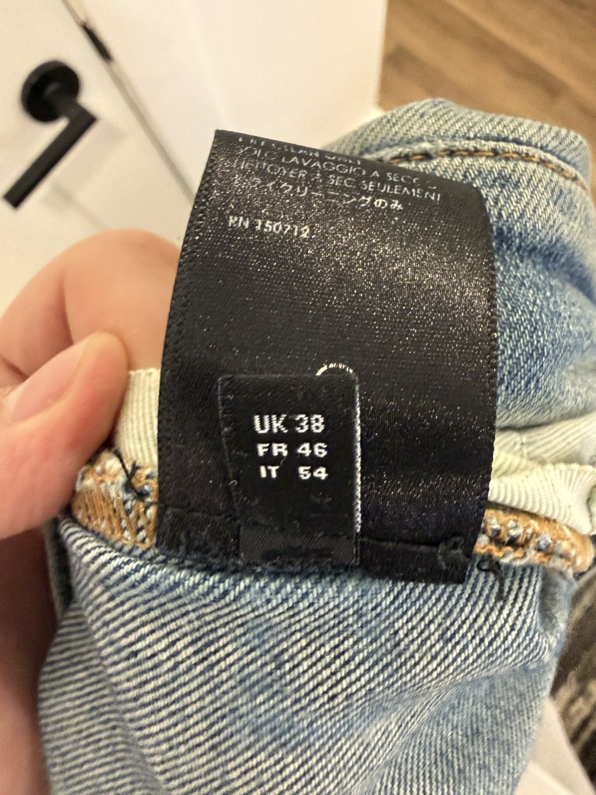 Amiri Amiri Blue Knee Thrasher Denim 38 Size US 38 / EU 54 - 6 Thumbnail