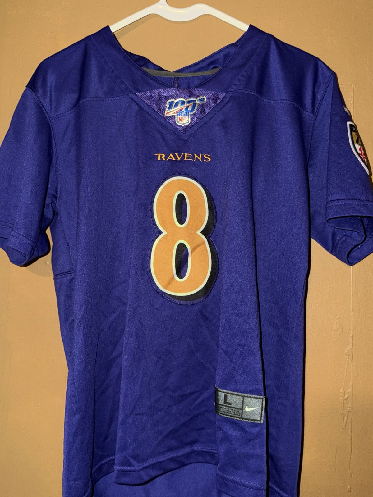 Nike Nike NFL Baltimore Ravens Lamar Jackson Jersey Youth Large Size US L / EU 52-54 / 3 - 3 Thumbnail