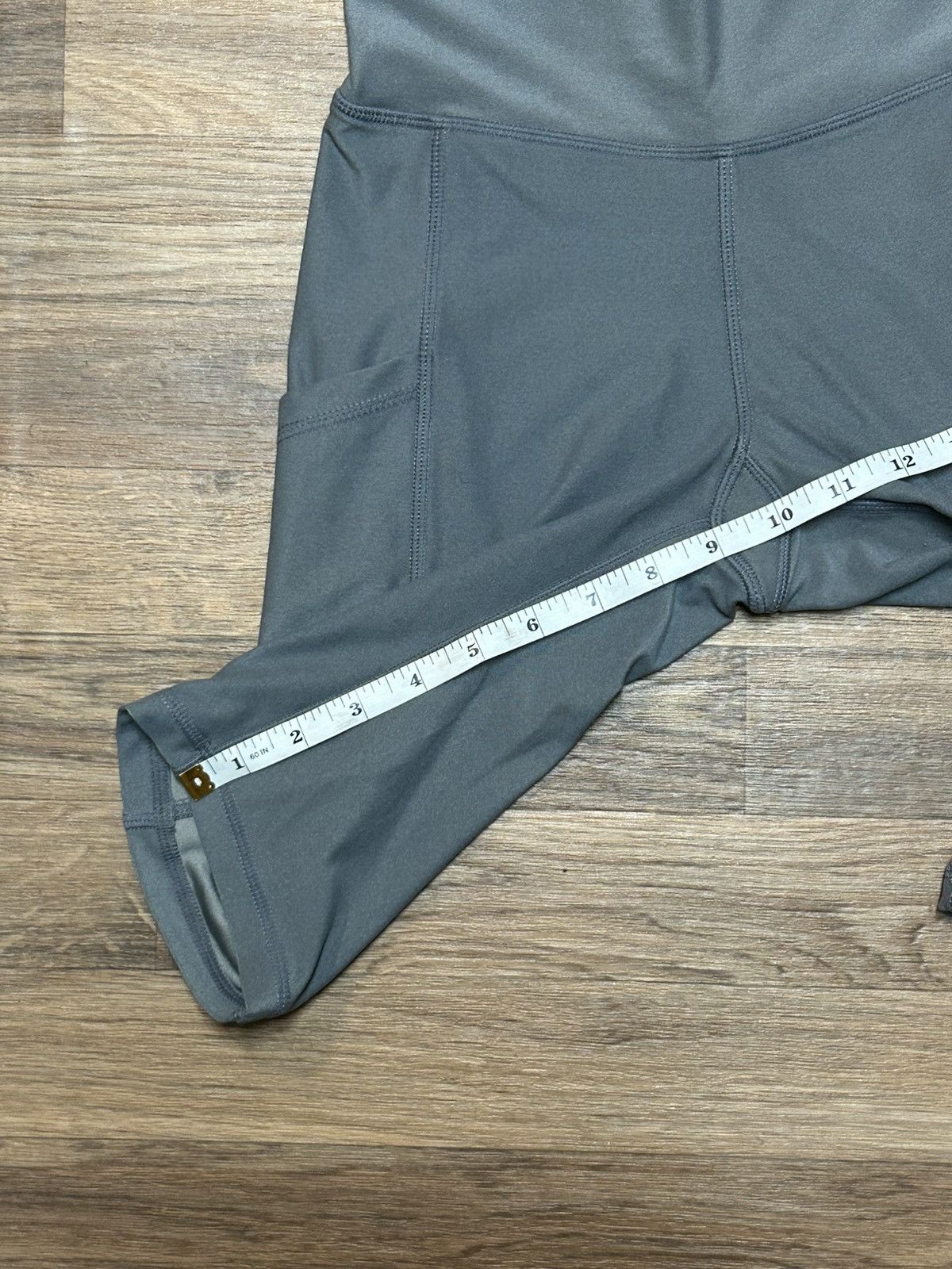 Other Wolven sustainable women's recycled slate gray biker shorts Size 26" / US 2 / IT 38 - 5 Thumbnail