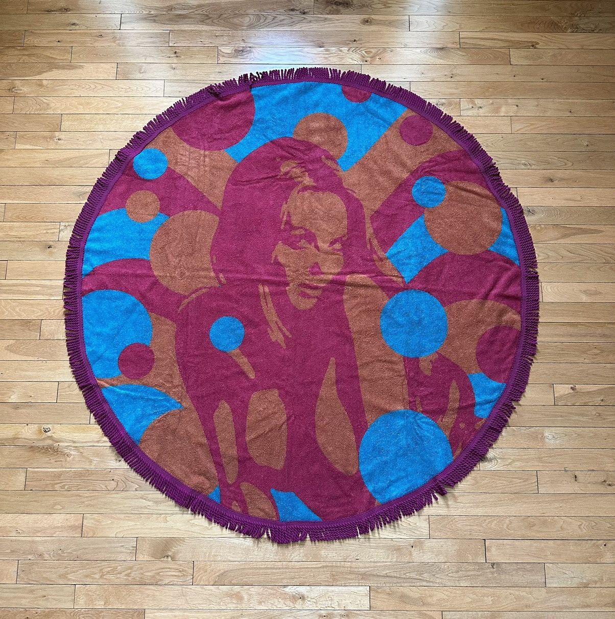 image of Hysteric Glamour Multi Color Circle Rug, Men's