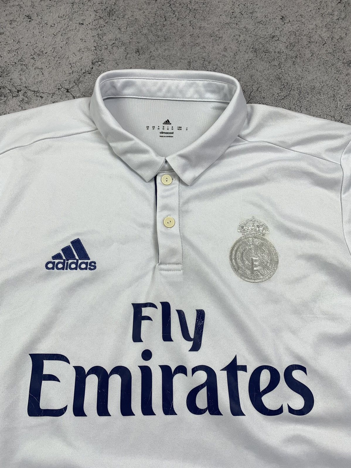 Adidas Adidas Real Madrid 2016-2017 Home Shirt Soccer Jersey Size M Size US M / EU 48-50 / 2 - 5 Thumbnail