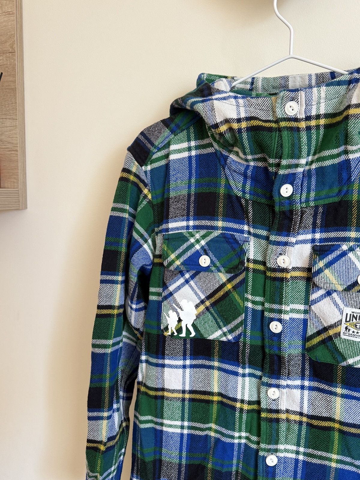 Aape Flannel Shirt Hoodie AAPE by A BATHING APE Size US M / EU 48-50 / 2 - 3 Thumbnail