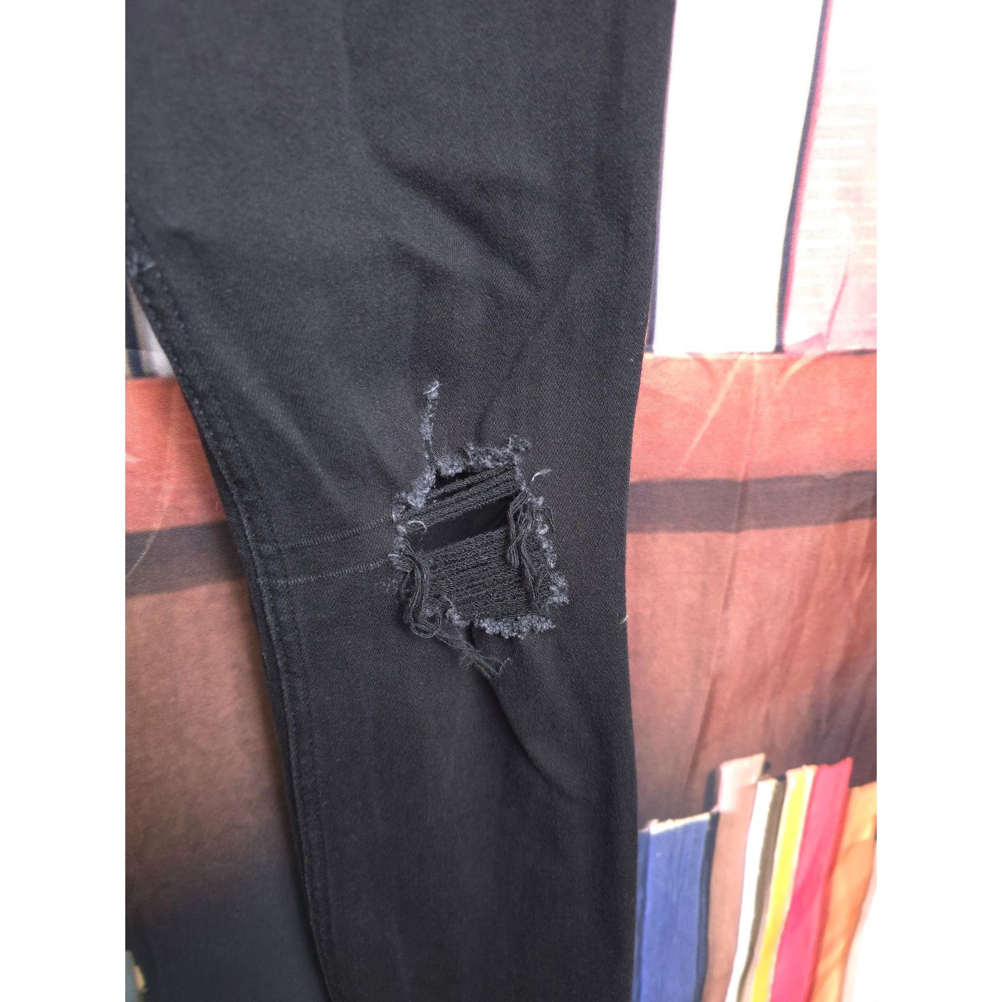 Hollister Hollister Mid-Rise Super Skinny Classic Stretch Black Jeans Size 28" / US 6 / IT 42 - 6 Thumbnail
