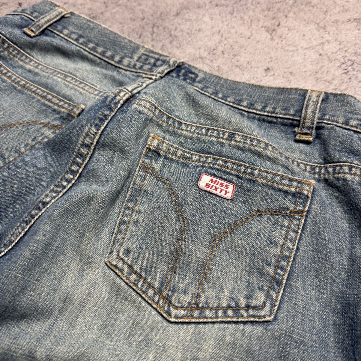Miss Sixty Miss Sixty Vintage Flared Jeans Size 27" / US 4 / IT 40 - 7 Thumbnail