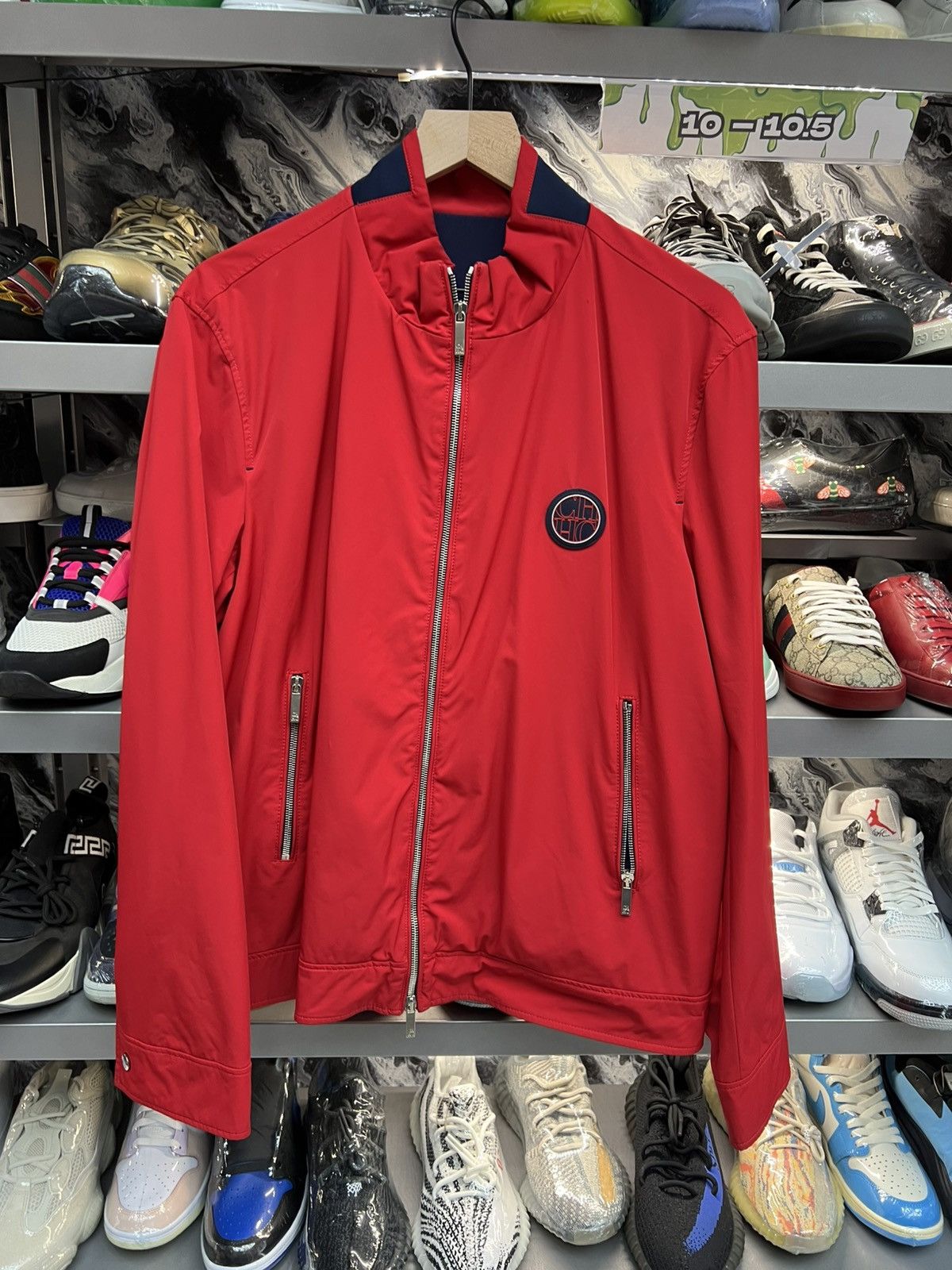 Carolina Herrera Carolina Herrera Red Zip Jacket Size US L / EU 52-54 / 3 - 1 Thumbnail