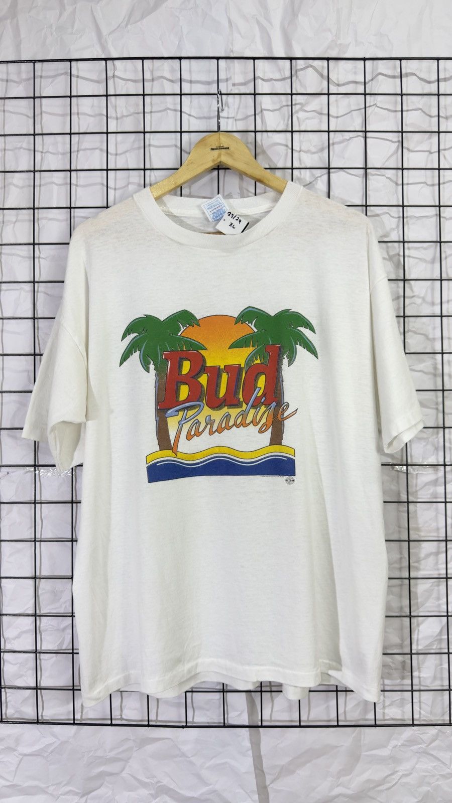 Vintage Vintage 1994 budweiser promo tee shirt Size US XL / EU 56 / 4 - 1 Thumbnail