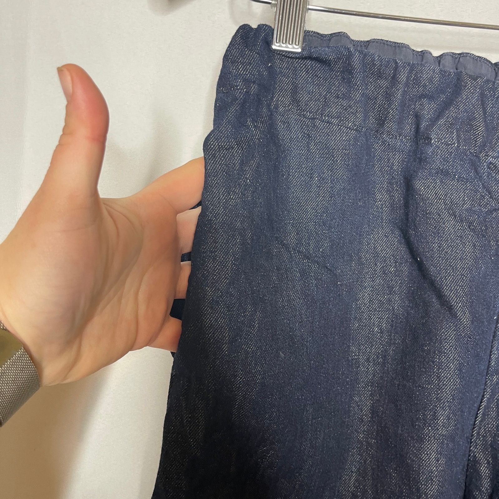 Other APUNTOB COTTON LINEN INDIGO PULL ON TROUSERS SZ XS Size 24" / US 00 / IT 34 - 6 Thumbnail