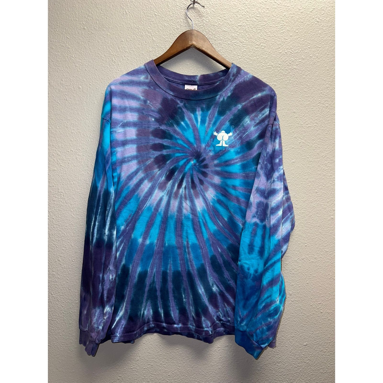 Anvil Vintage Hash House Harriers Shirt Long Sleeve Tie Dye 90s XL Size US XL / EU 56 / 4 - 2 Thumbnail