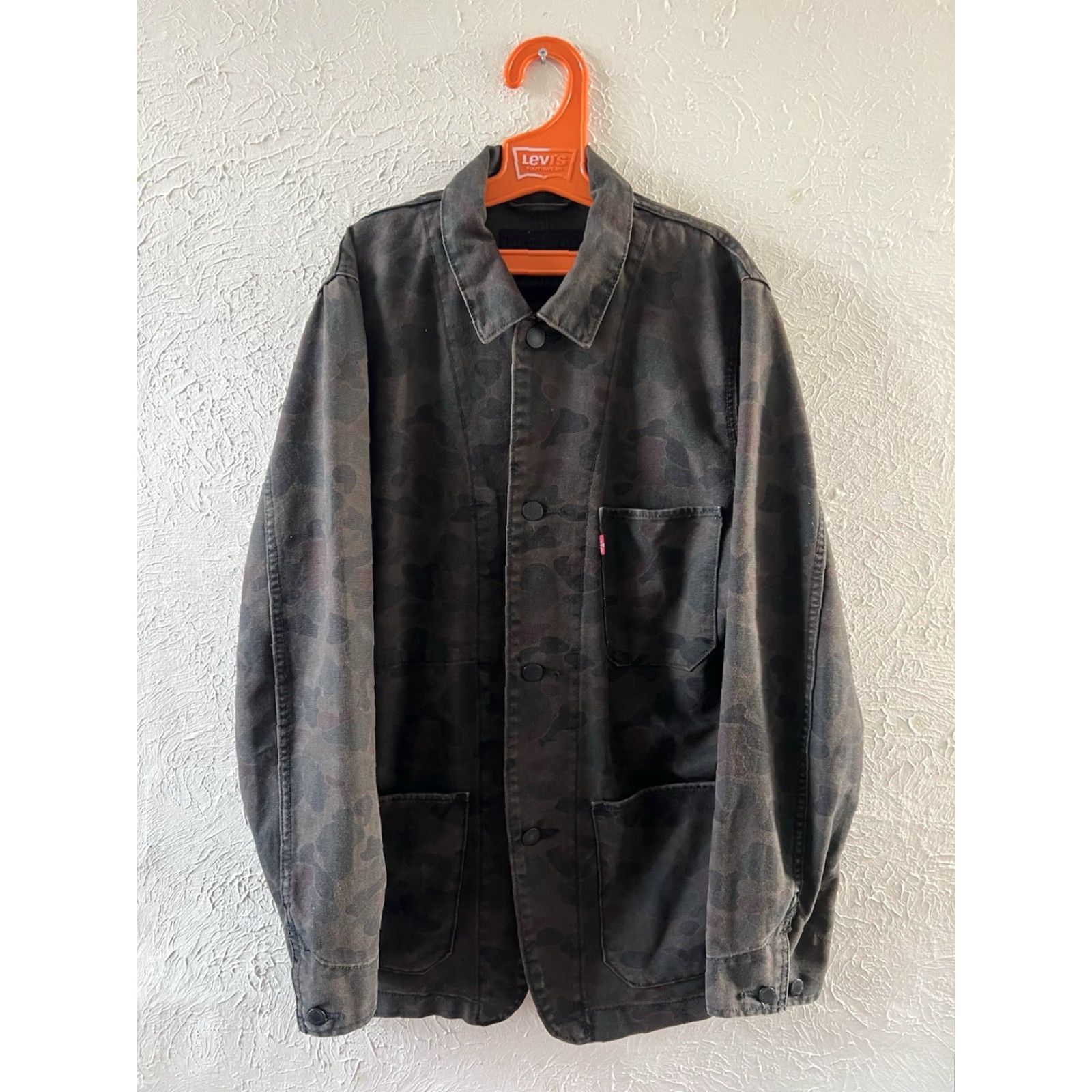 Levi's Levi's Engineer Chore Jacket M Camouflage Khaki Vintage 2017 Casual Workwear Mens Regular Jacket Size US M / EU 48-50 / 2 - 5 Thumbnail