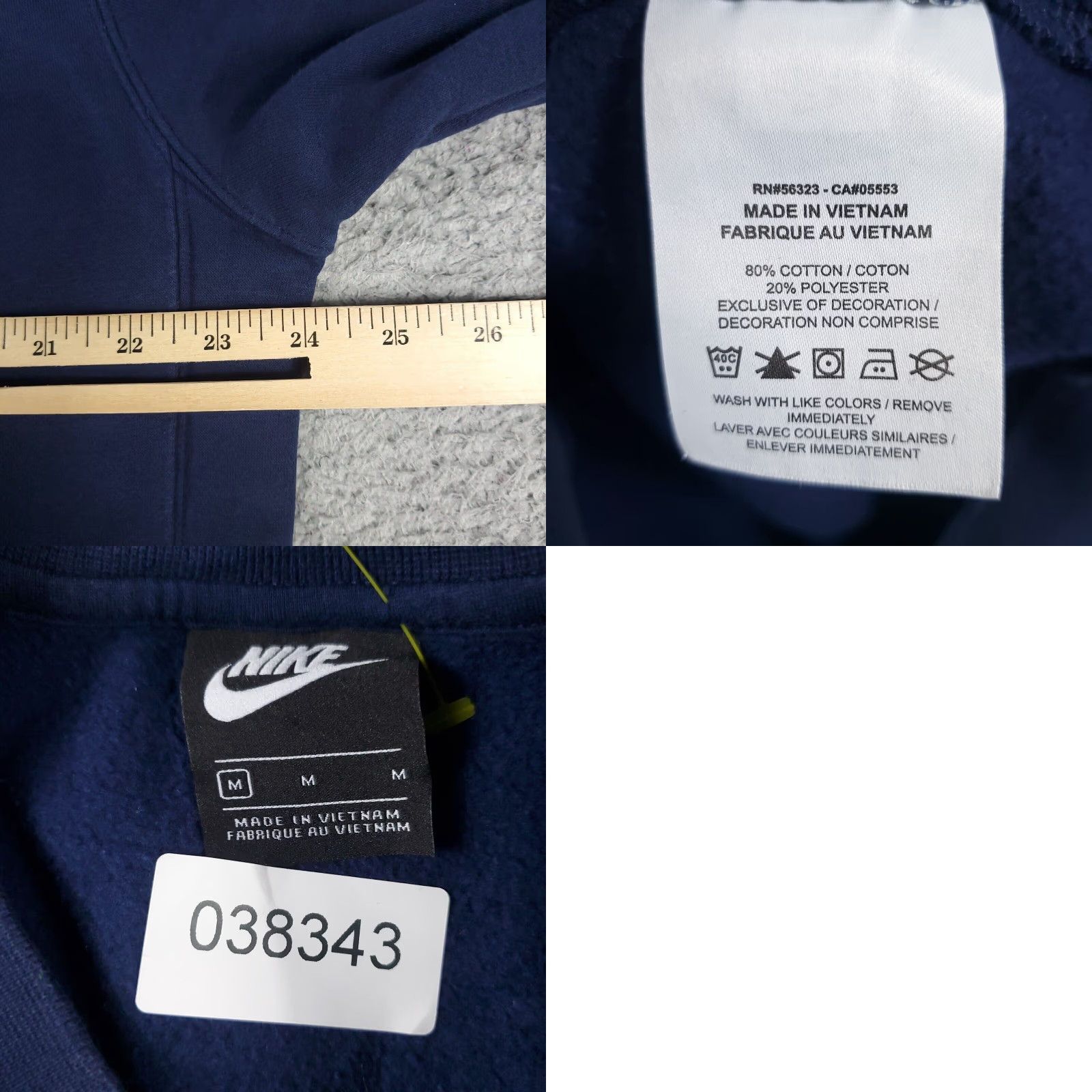 Nike Nike Sweater Medium Blue Pullover Casual Long Sleeve Crew Neck Mens Size US M / EU 48-50 / 2 - 8 Thumbnail