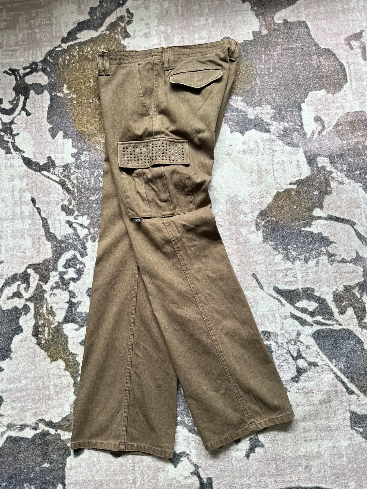 roarguns Early 00's Roar [ pre Roarguns ] cargo D-ring pant Size US 33 - 3 Thumbnail