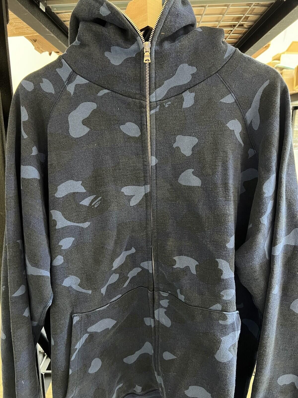 Other A Bathing Ape BAPE Navy Blue Camo Full Zip Hoodie L Size US L / EU 52-54 / 3 - 2 Thumbnail